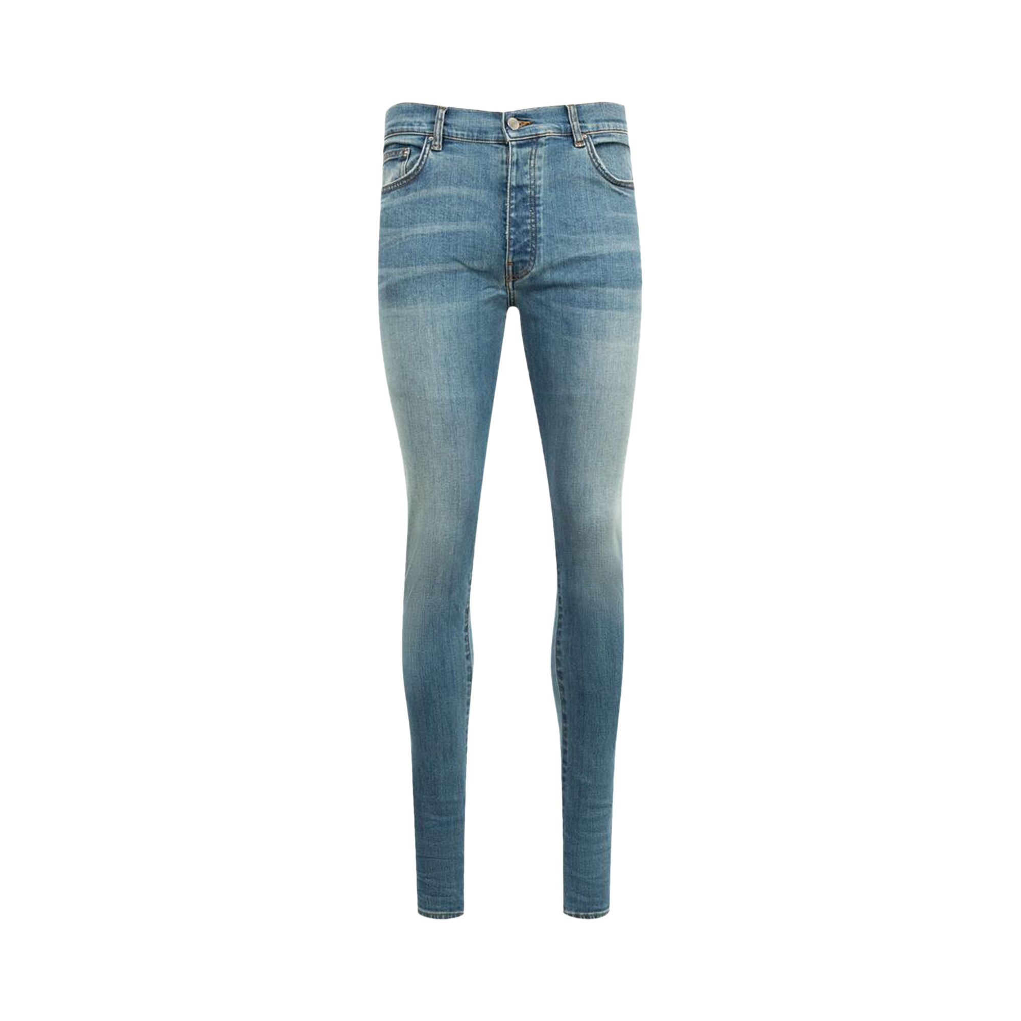 Pre-owned Amiri Stack Jeans 'dark Indigo' | Blue | Men's Size 36