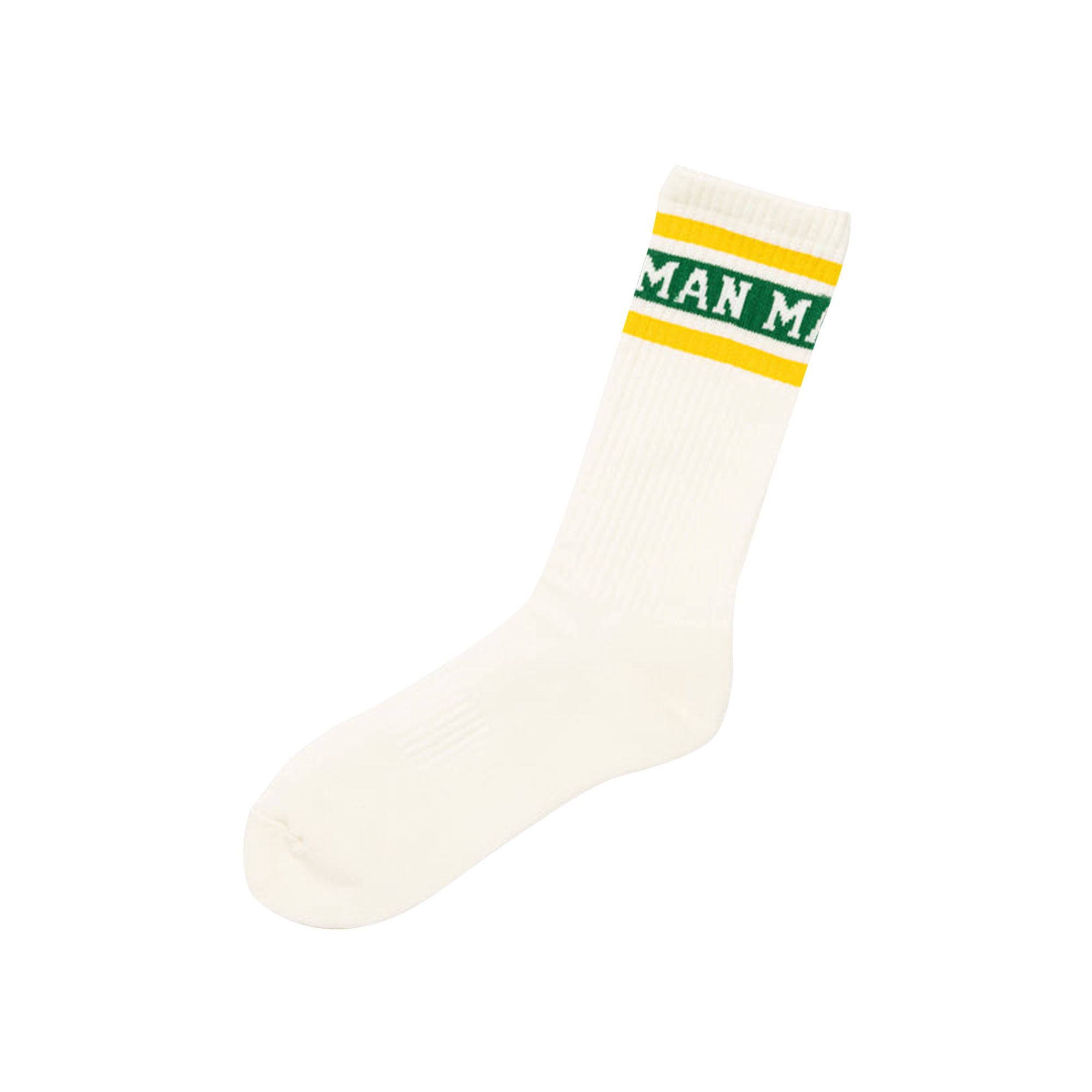 Pre-owned Human Made Line Socks 'yellow' | Men's Size L