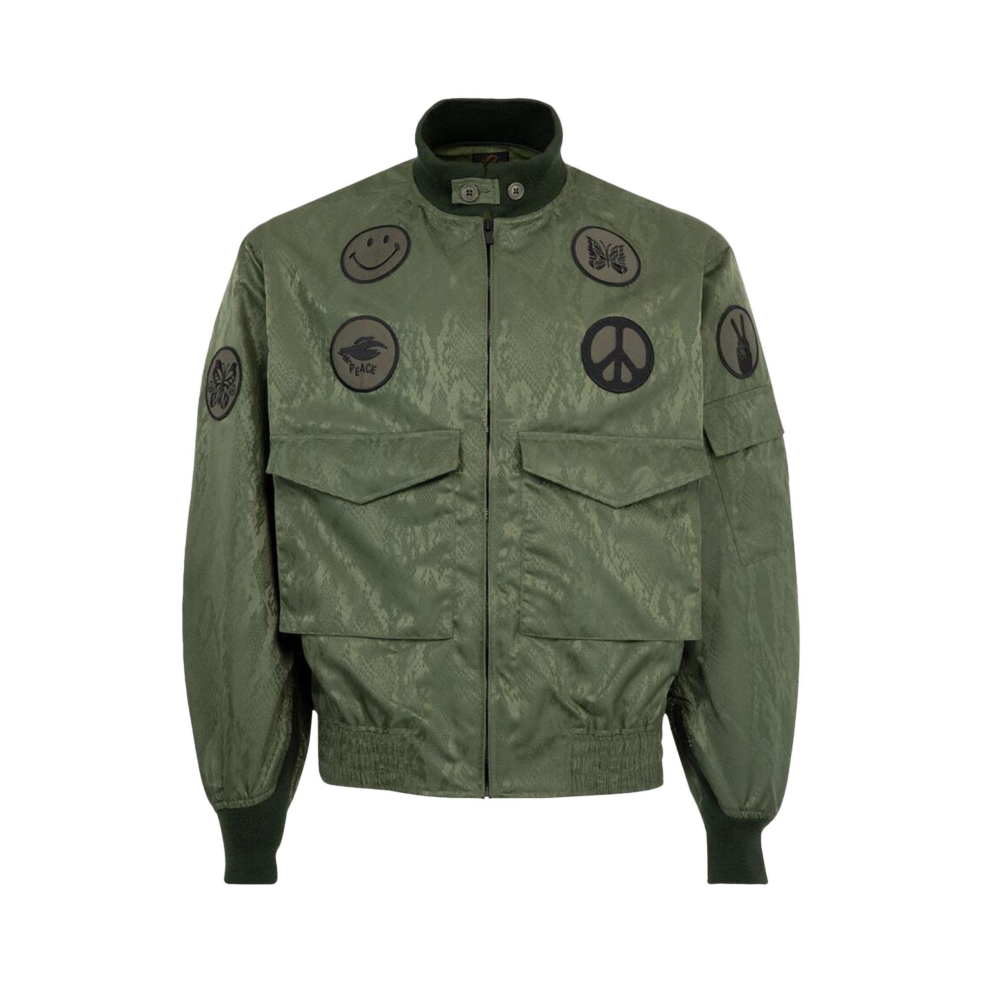 Pre-owned Needles G-8 Jacket 'olive' | Green | Men's Size L