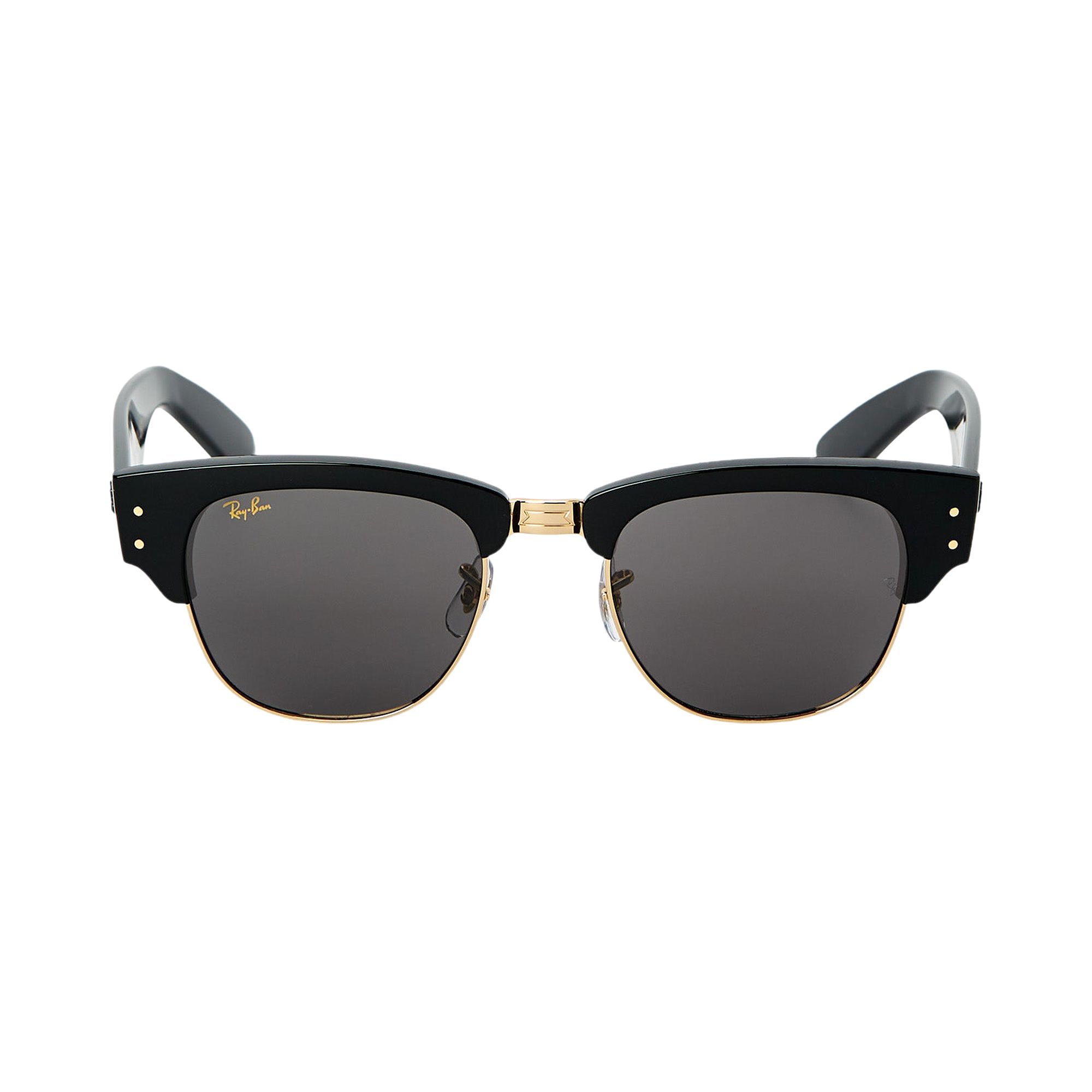 Pre-owned Ray Ban Ray-ban X A$ap Rocky Mega Clubmaster Sunglasses 'black/gold/grey' | Men's Size 50
