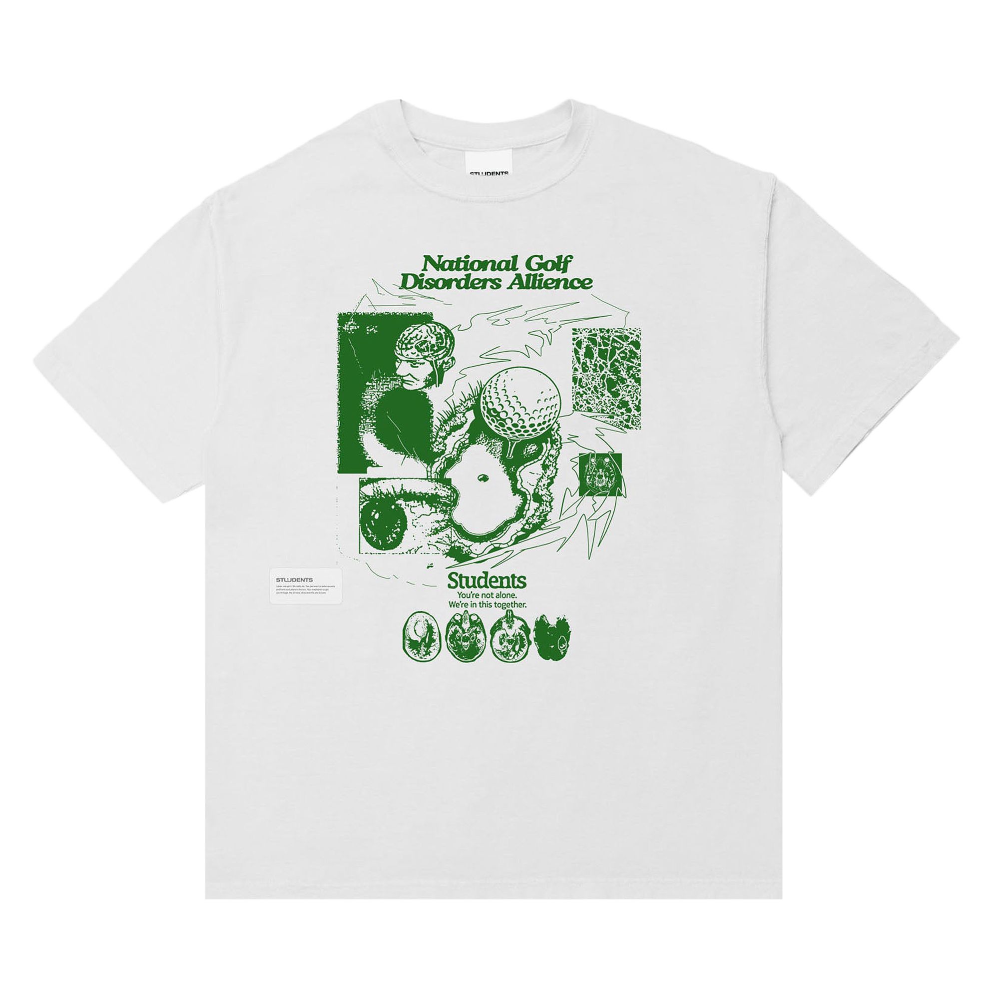 Pre-owned Students You're Not Alone T-shirt 'white' | Men's Size Xl