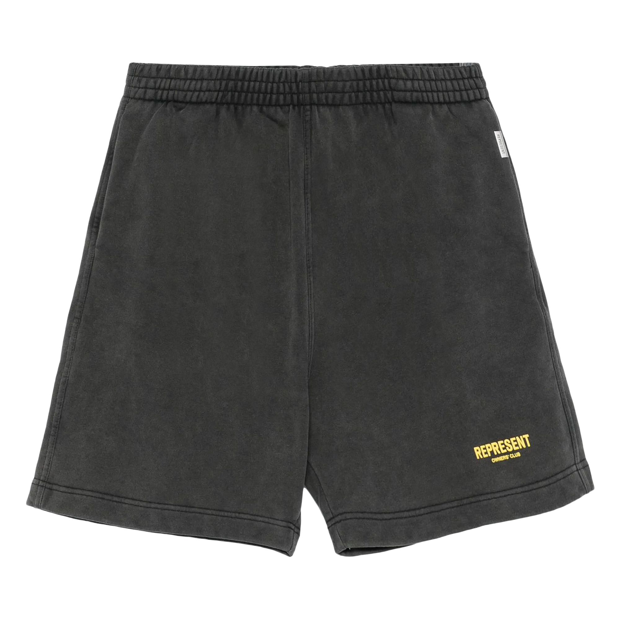 Pre-owned Represent Clo Owners Club Shorts 'vintage Grey/yellow' | Men's Size S