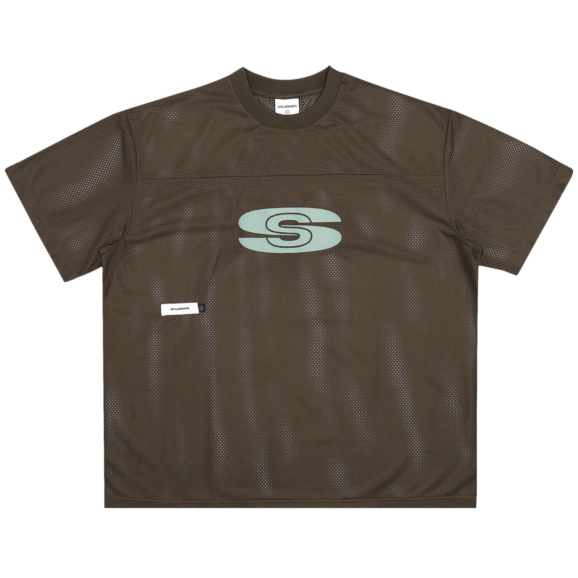 Pre-owned Students Ebens Mesh T-shirt 'olive' | Green | Men's Size S