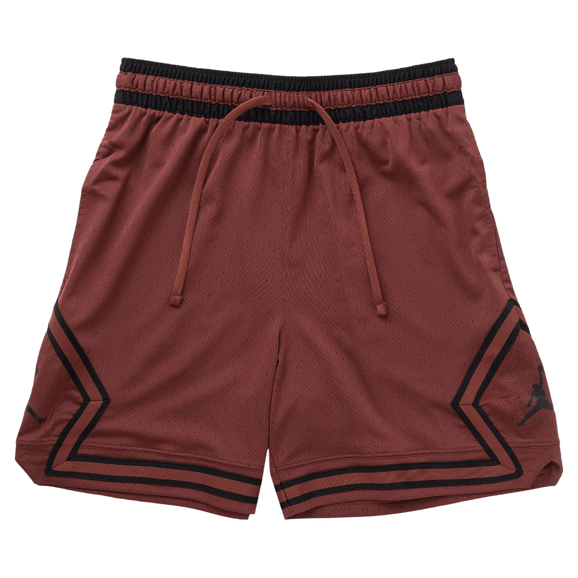 Pre-owned Air Jordan Dri-fit Mesh Diamond Shorts 'dark Pony/black' | Brown | Men's Size S