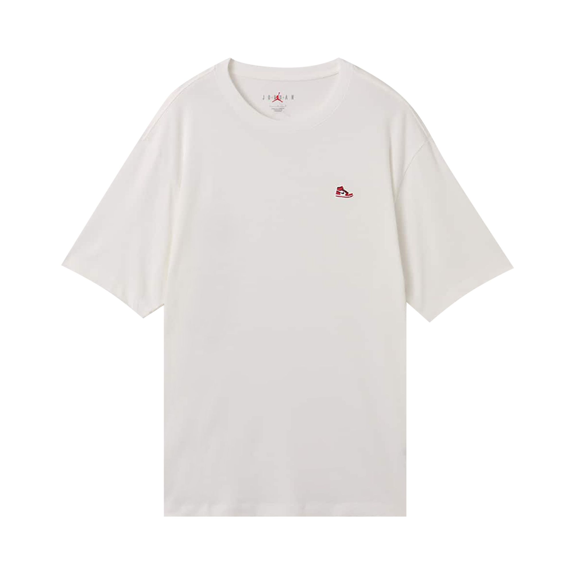 Pre-owned Air Jordan Sneaker Patch T-shirt 'white/varsity Red' | Men's Size Xl