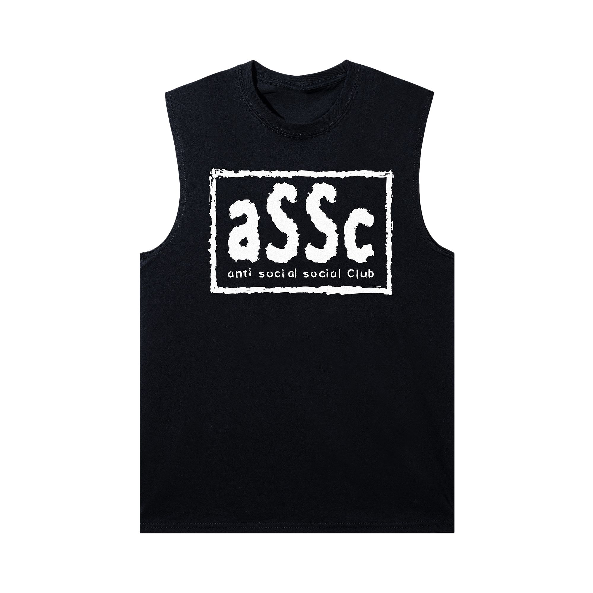 Pre-owned Anti Social Social Club X Wwe Nwo Muscle Tank 'black' | Men's Size Xl