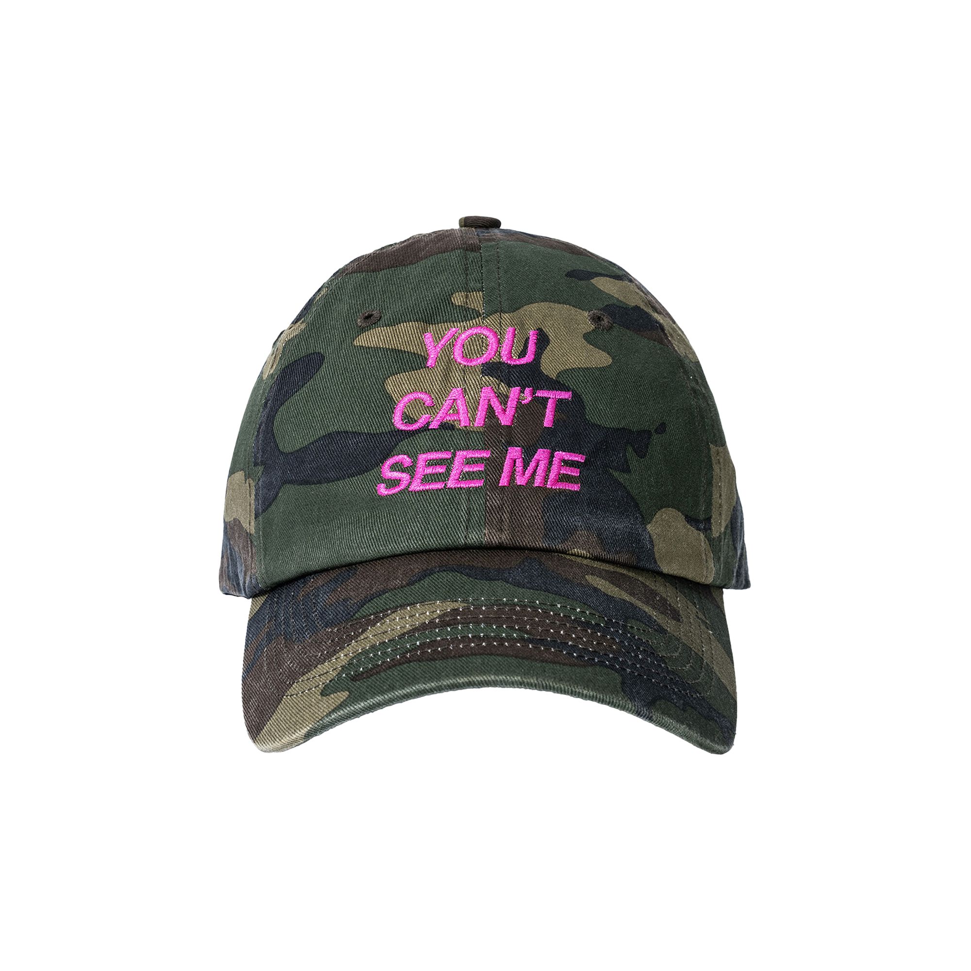 Pre-owned Anti Social Social Club X Wwe You Can't See Me Cap 'camo' | Multi-color | Men's Size Onesize