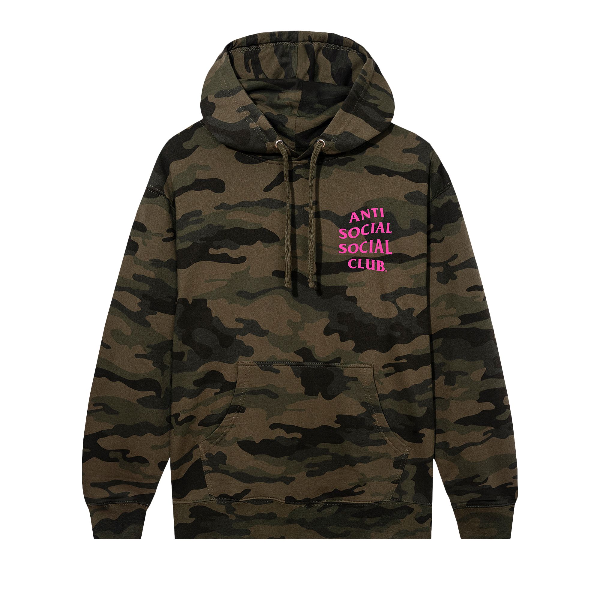 Pre-owned Anti Social Social Club Mind Games Hoodie 'camo' | Multi-color | Men's Size S