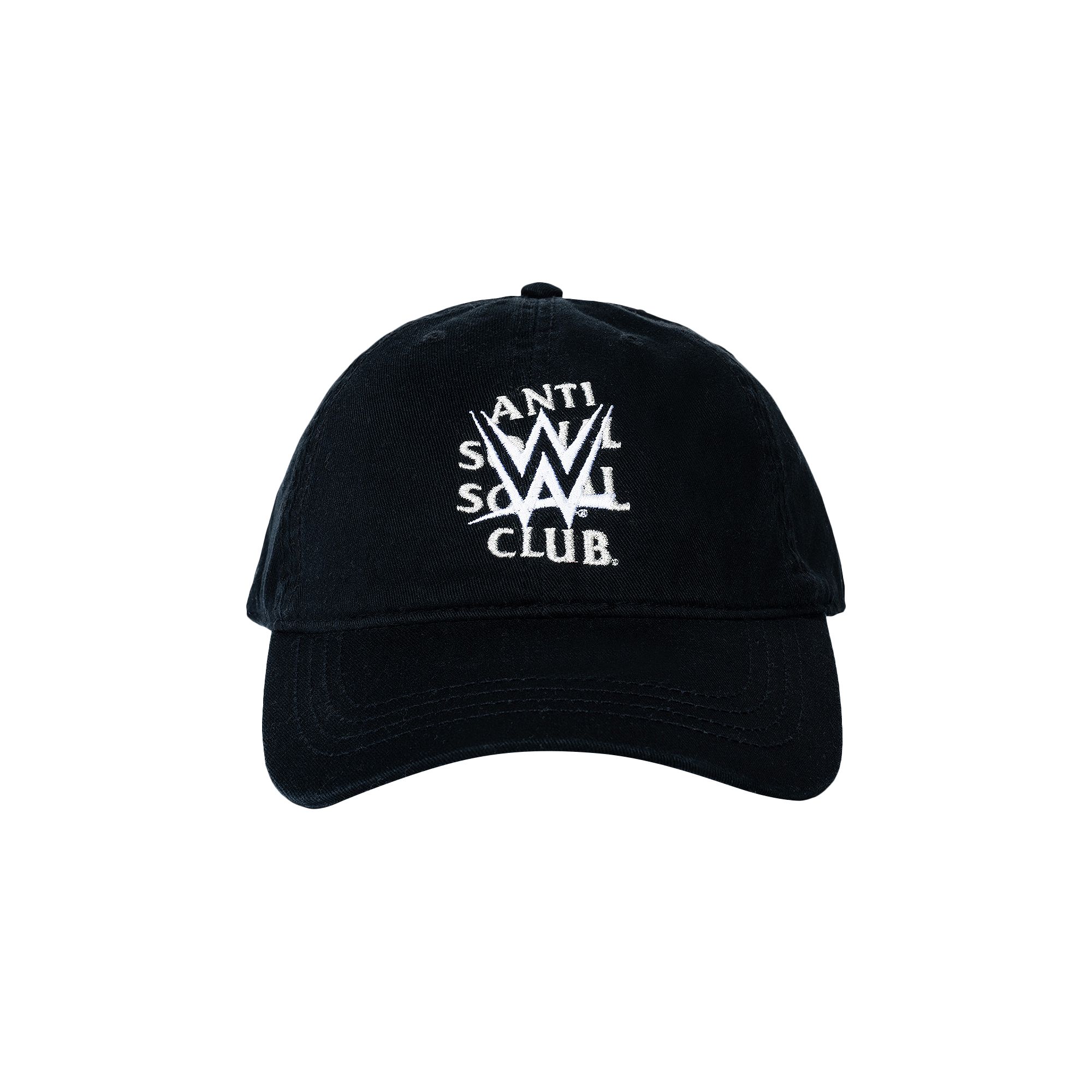 Pre-owned Anti Social Social Club X Wwe Lockout Cap 'black' | Men's Size Onesize