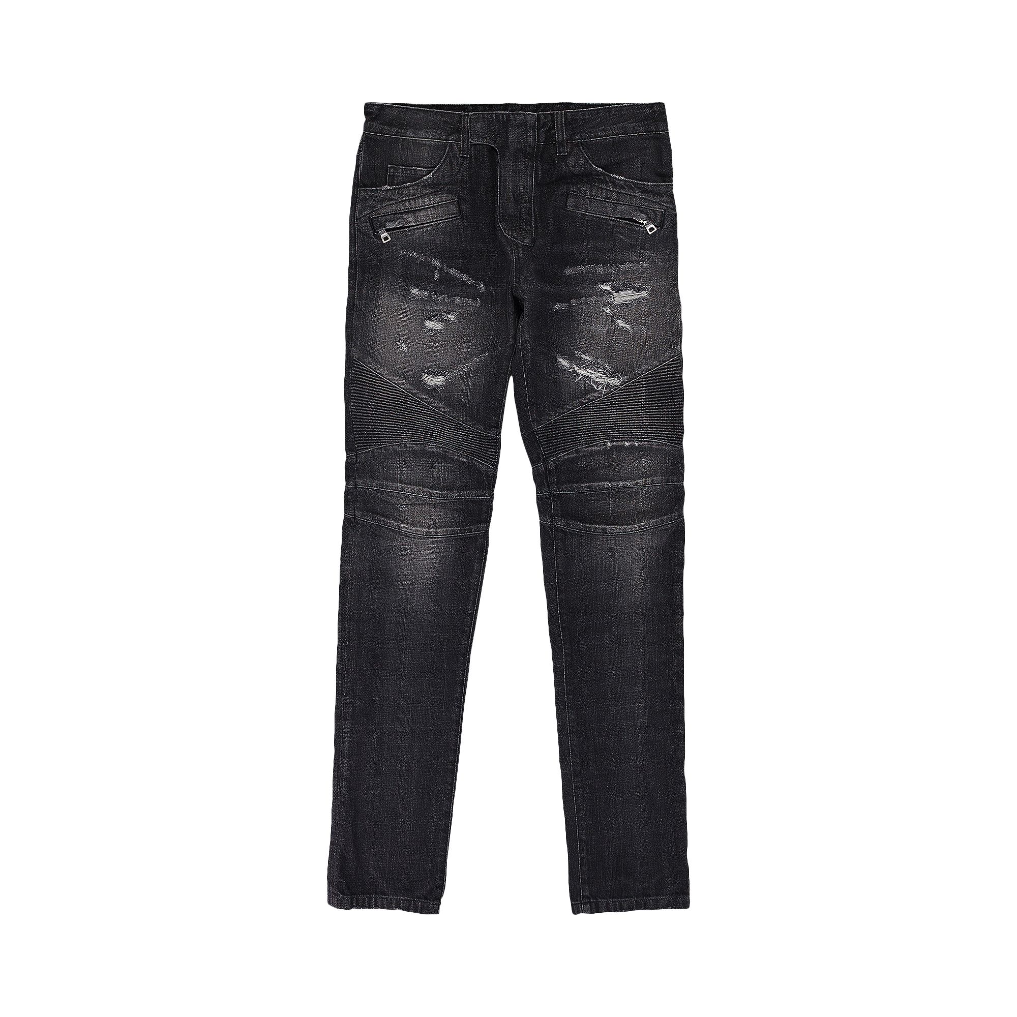 Pre-owned Balmain Biker Jeans 'black' | Men's Size 30