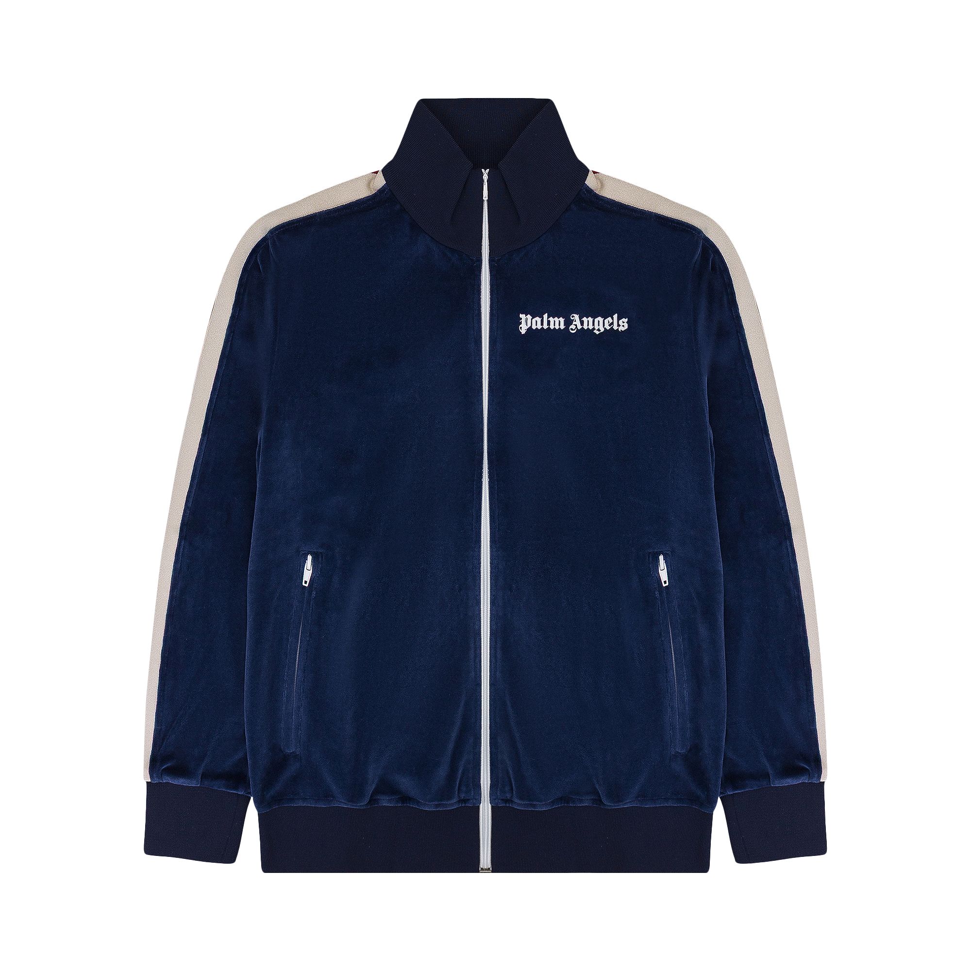 Pre-owned Palm Angels Velor Track Jacket 'navy' | Blue | Women's Size L