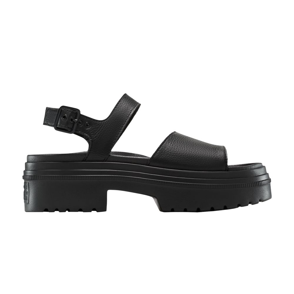 Pre-owned Converse Wmns Chuck Taylor All Star Lugged Heel Sandal 'triple Black' | Women's Size 9