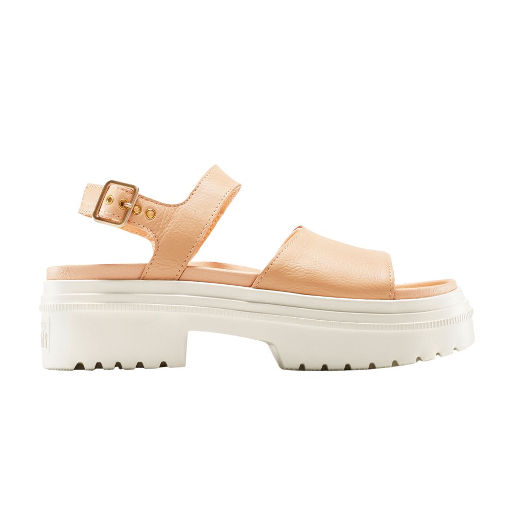 Pre-owned Converse Wmns Chuck Taylor All Star Lugged Heel Sandal 'coastal Dune' | Tan | Women's Size 8