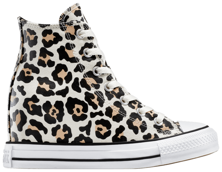 Converse Wmns Chuck Taylor All Star Wedge Platform High Leopard