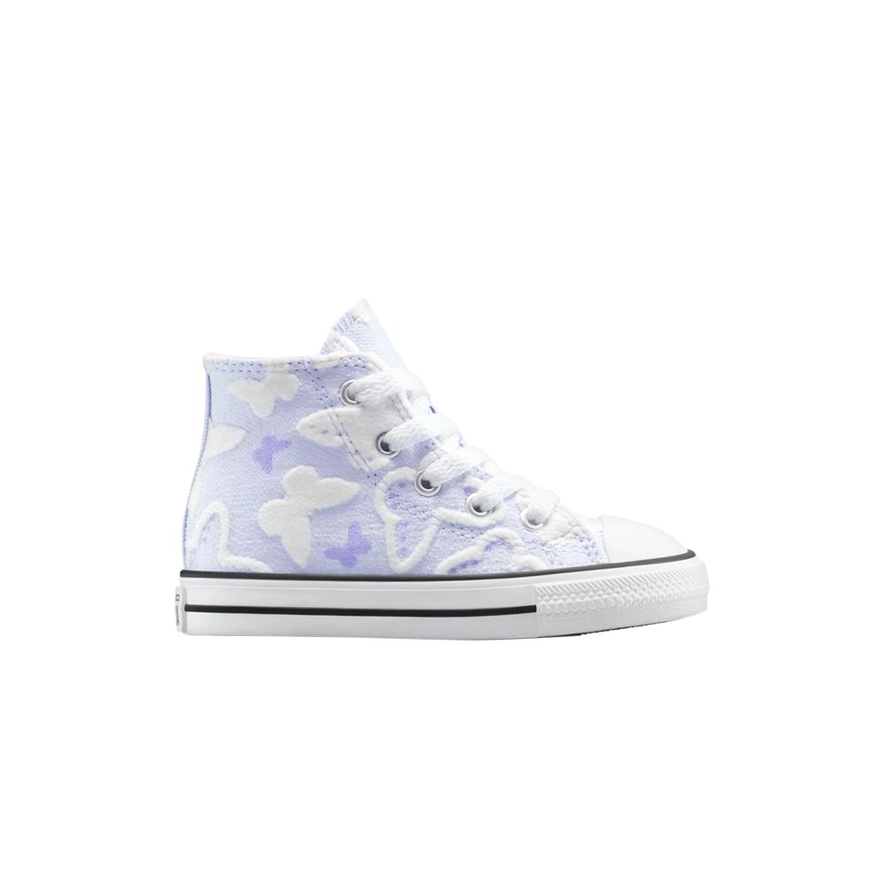 Pre-owned Converse Chuck Taylor All Star High Td 'butterfly' | Purple | Infant Size 2