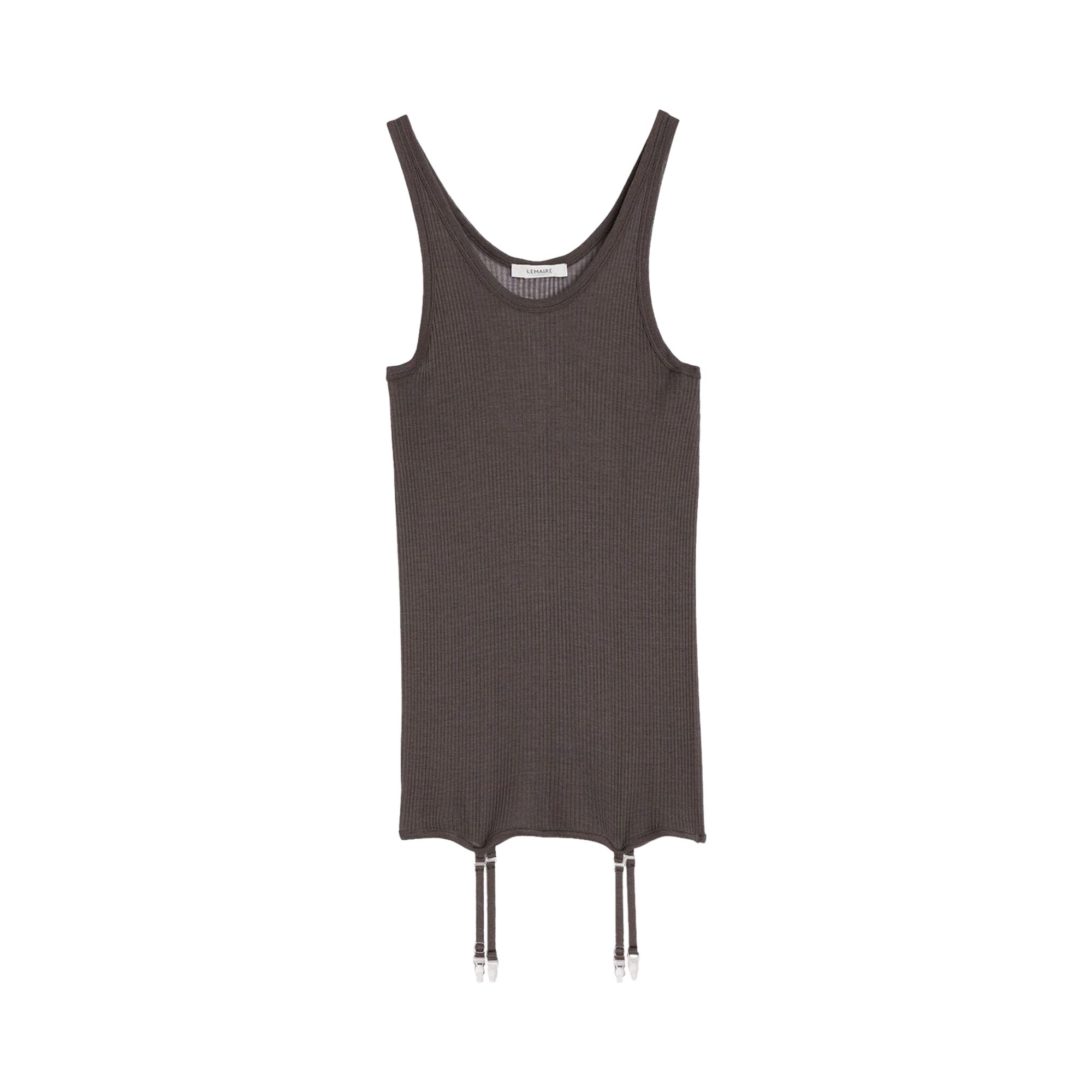 Pre-owned Lemaire Seamless Rib Tank Top 'dark Brown' | Women's Size L