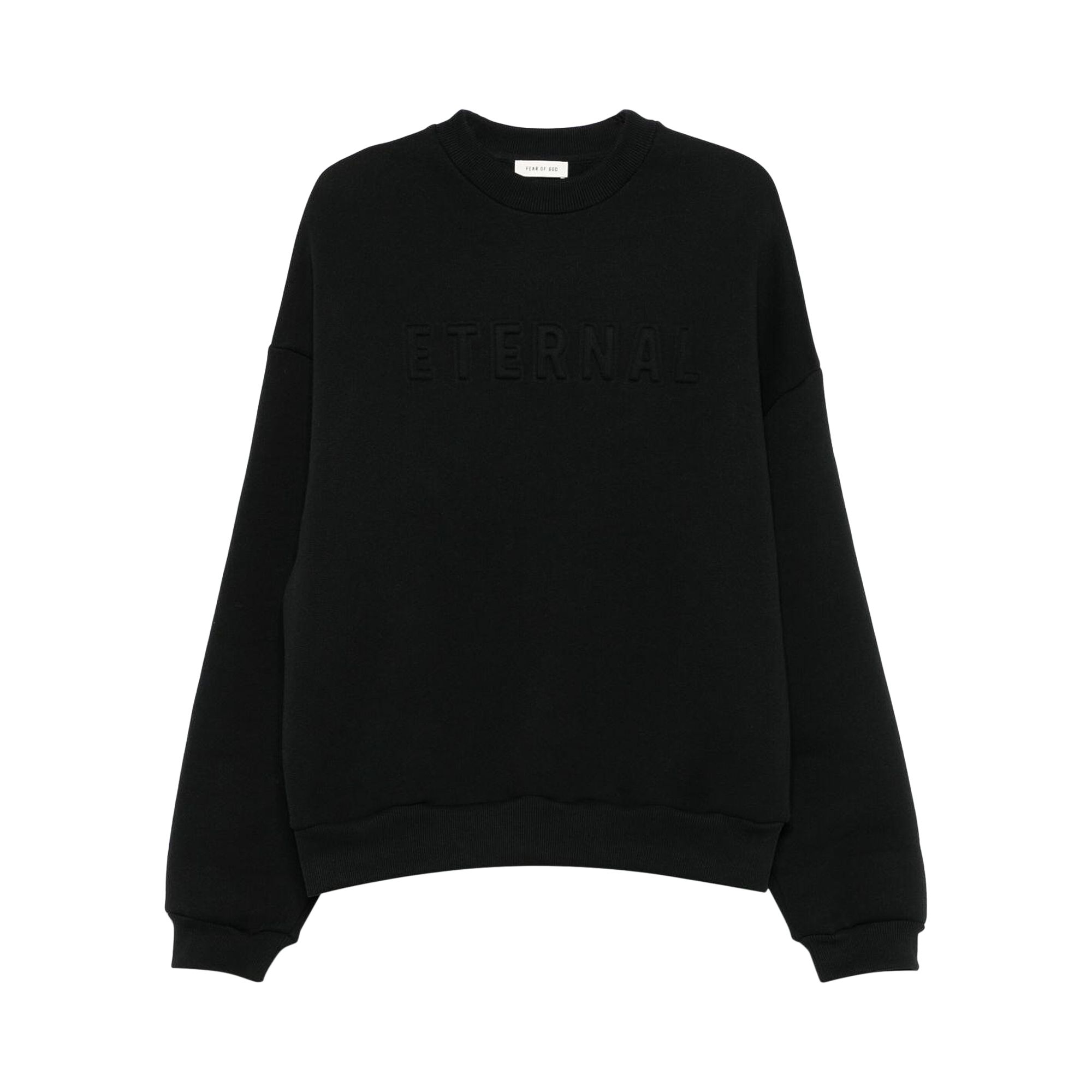 Pre-owned Fear Of God Eternal Crewneck Sweatshirt 'black' | Men's Size Xl