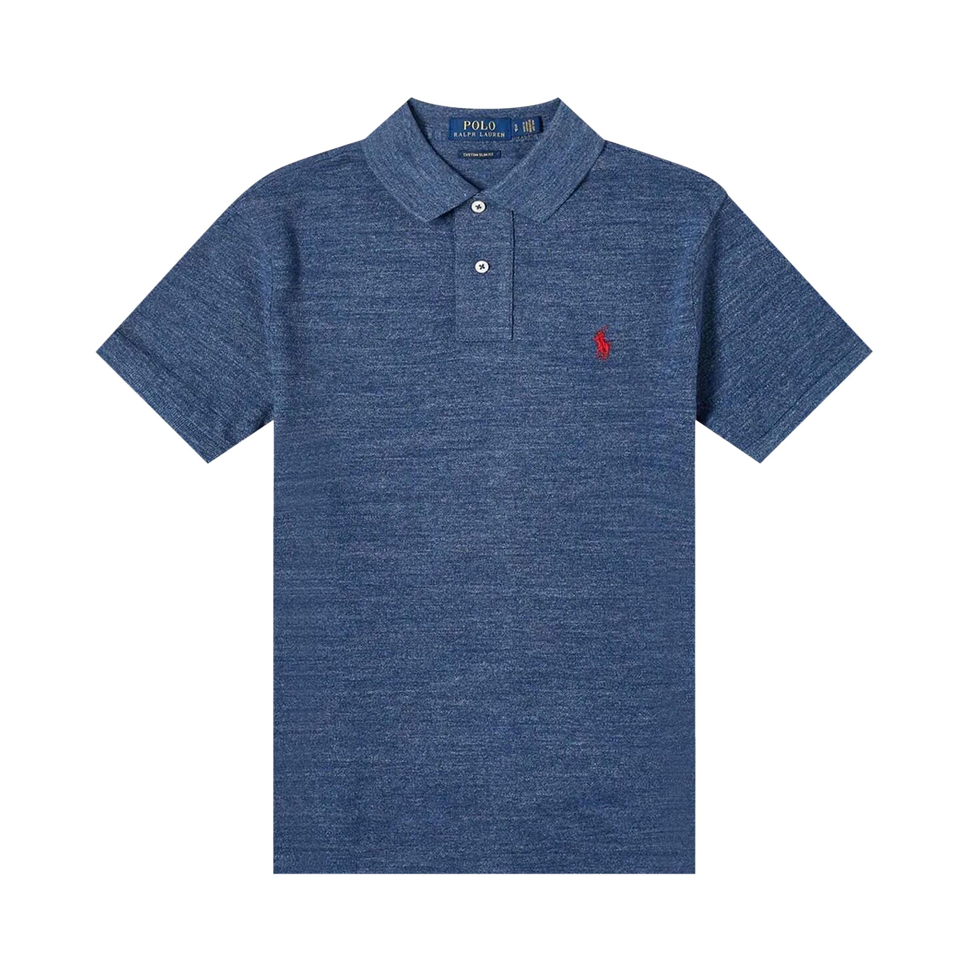 Pre-owned Polo Ralph Lauren Pony Polo Shirt 'classic Royal Heather' | White | Men's Size S