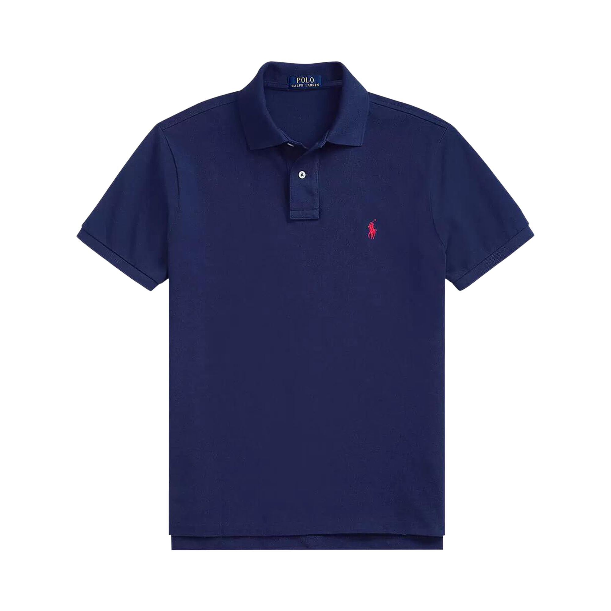 Pre-owned Polo Ralph Lauren Short-sleeve Slim Fit Mesh Polo 'newport Navy' | Blue | Men's Size Xl