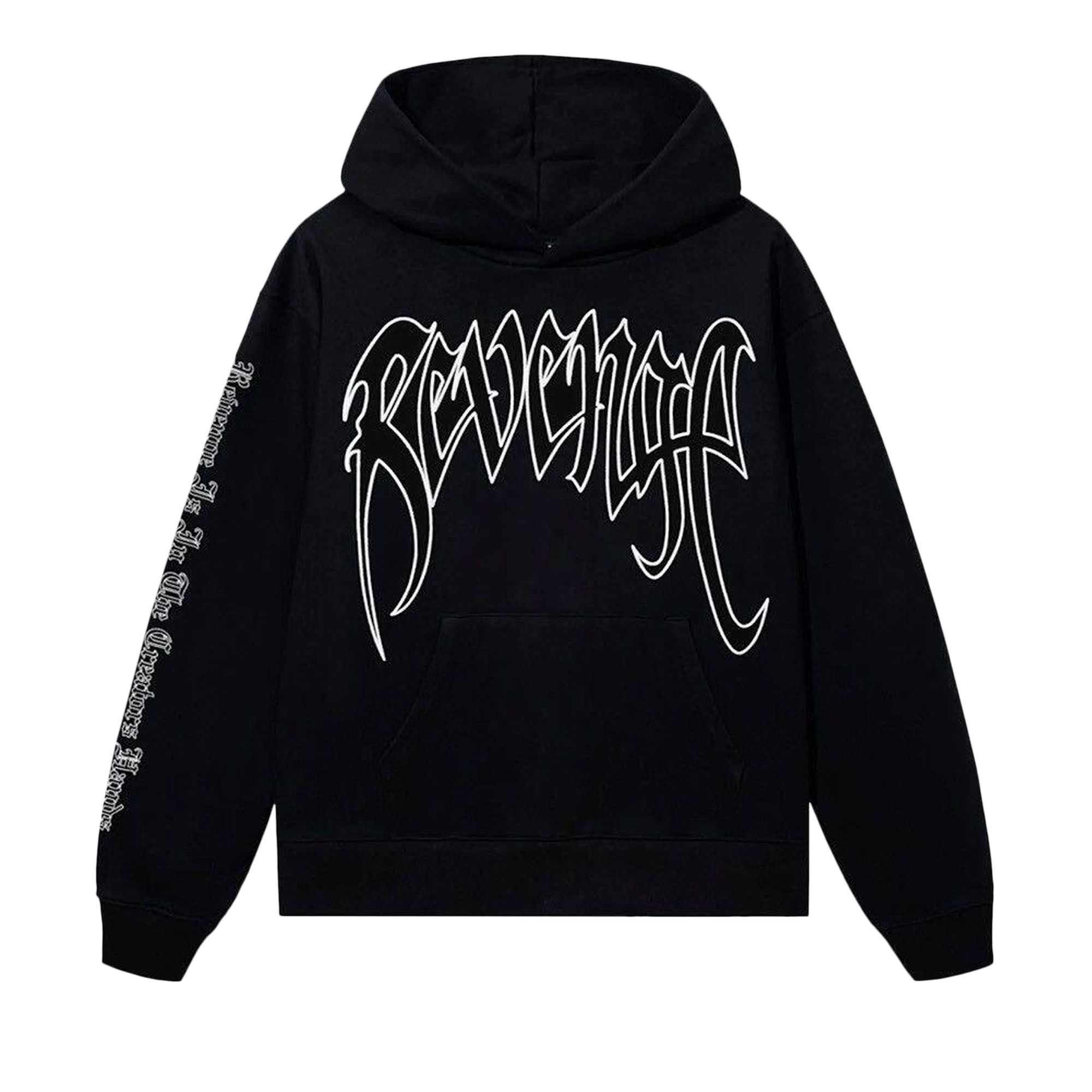 Pre-owned Revenge X Xxxtentacion Kill Outline Hoodie 'black/white' | Men's Size Xxl