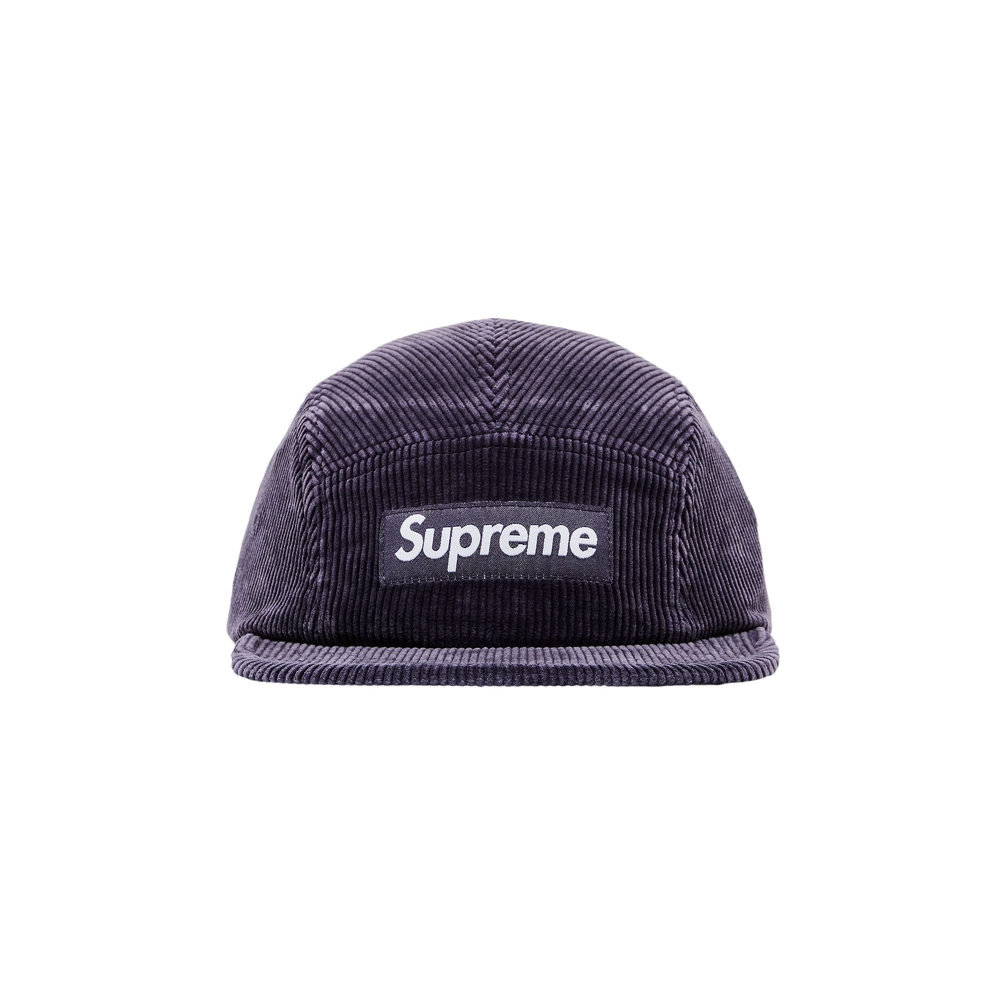 Pre-owned Supreme Corduroy Camp Cap 'navy' | Blue | Men's Size Onesize