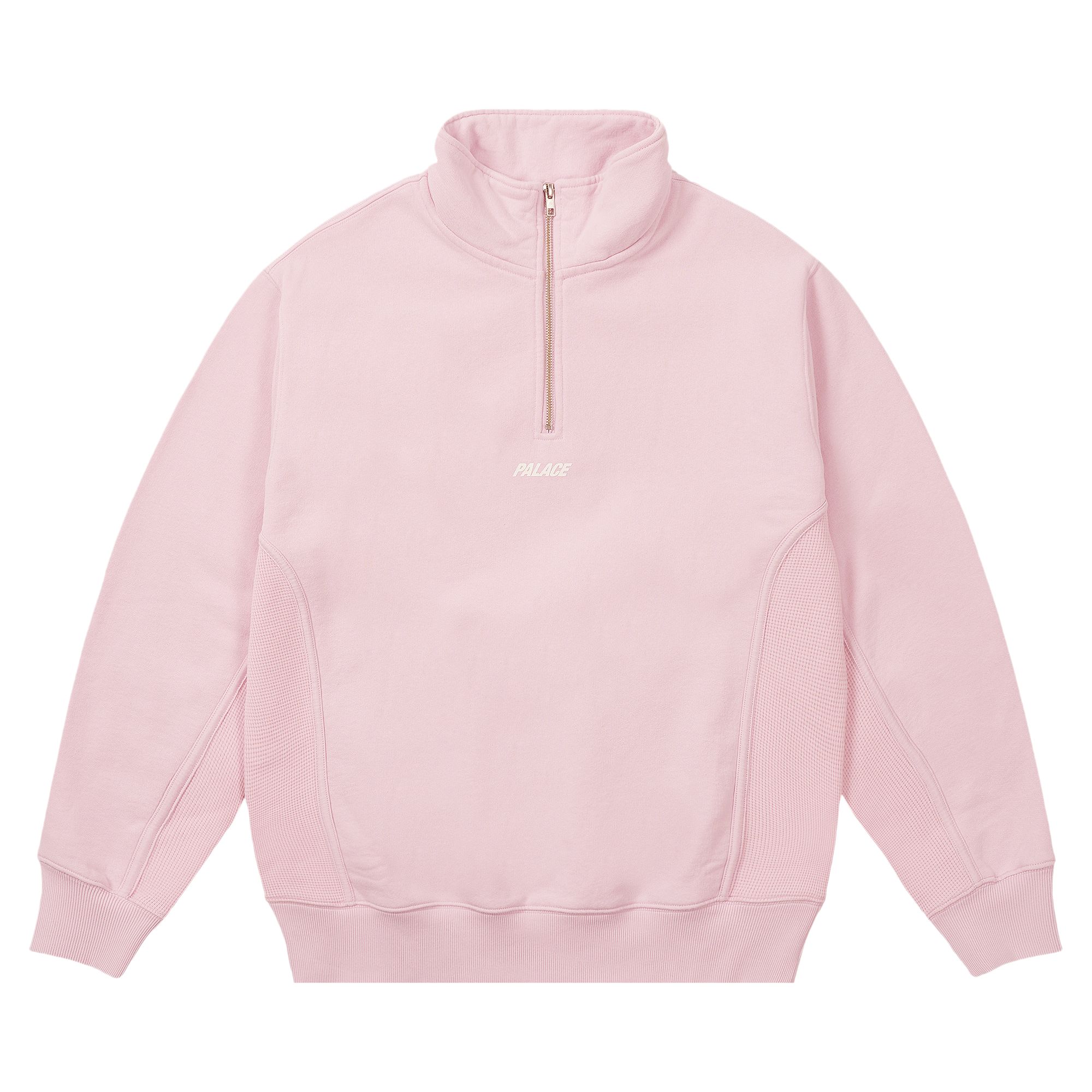Pre-owned Palace 1/4 Zip Wash Out Funnel 'lush Flush' | Pink | Men's Size M
