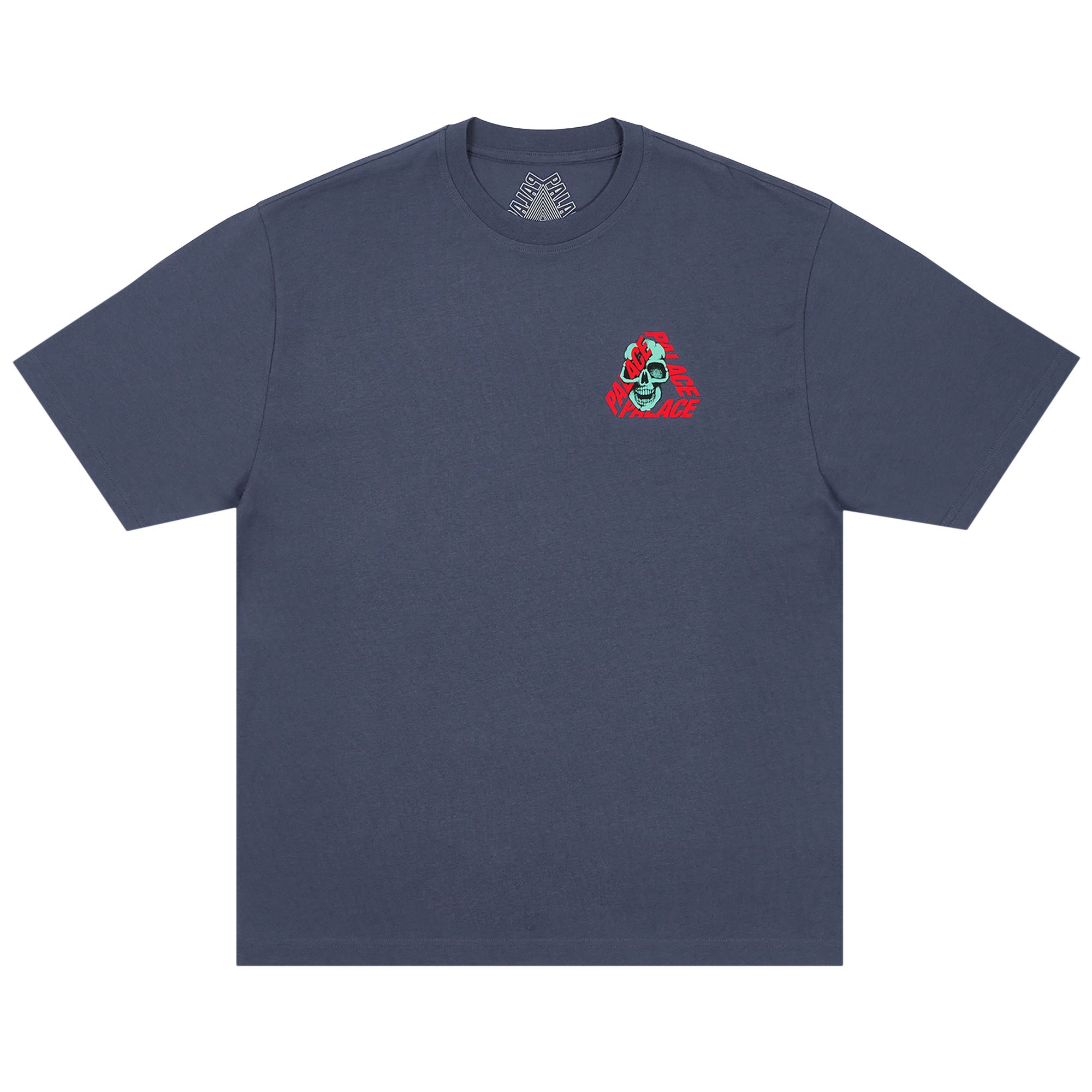 Pre-owned Palace P3 Skull T-shirt 'navy' | Blue | Men's Size Xl