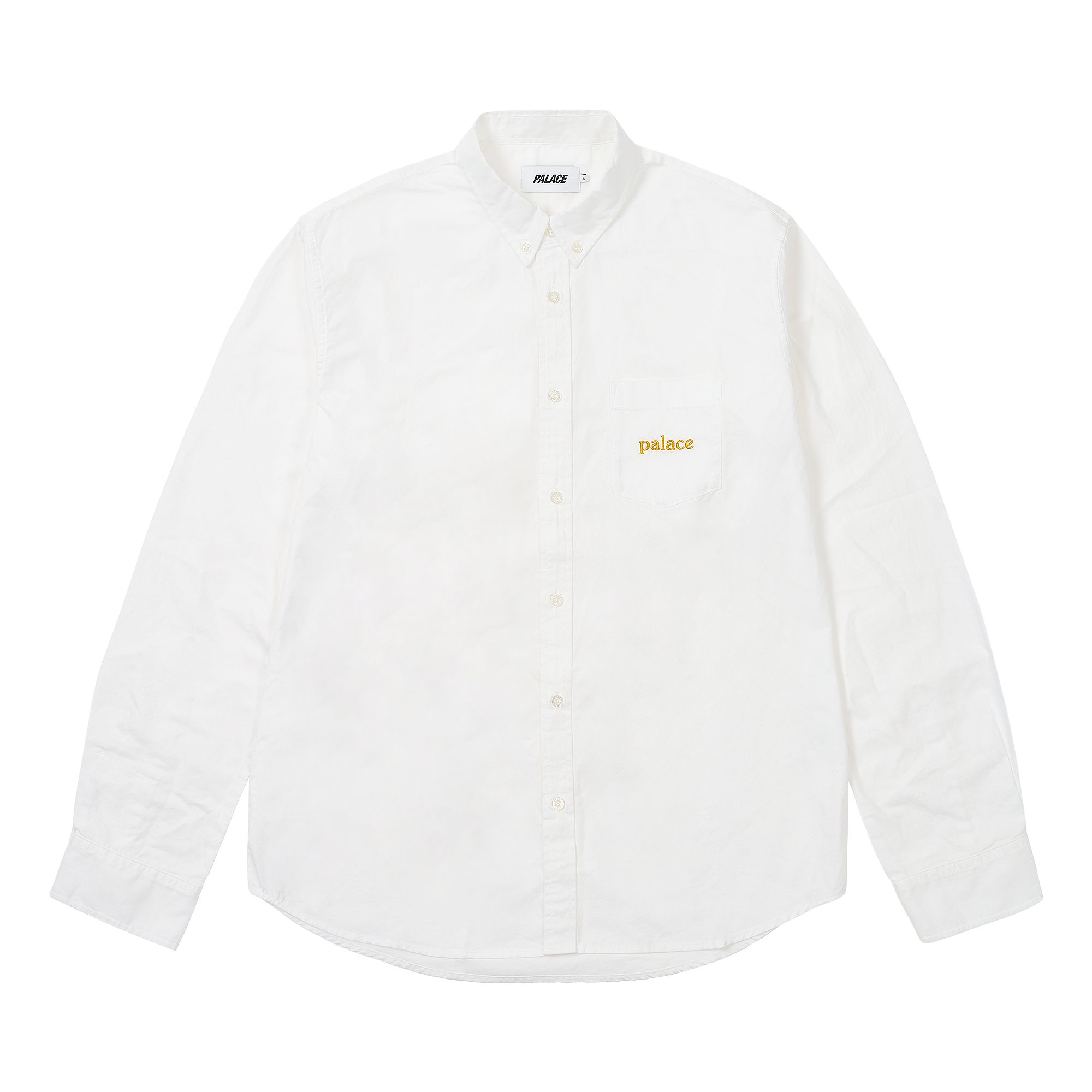 Pre-owned Palace Oxford Shirt 'soft White' | Men's Size L