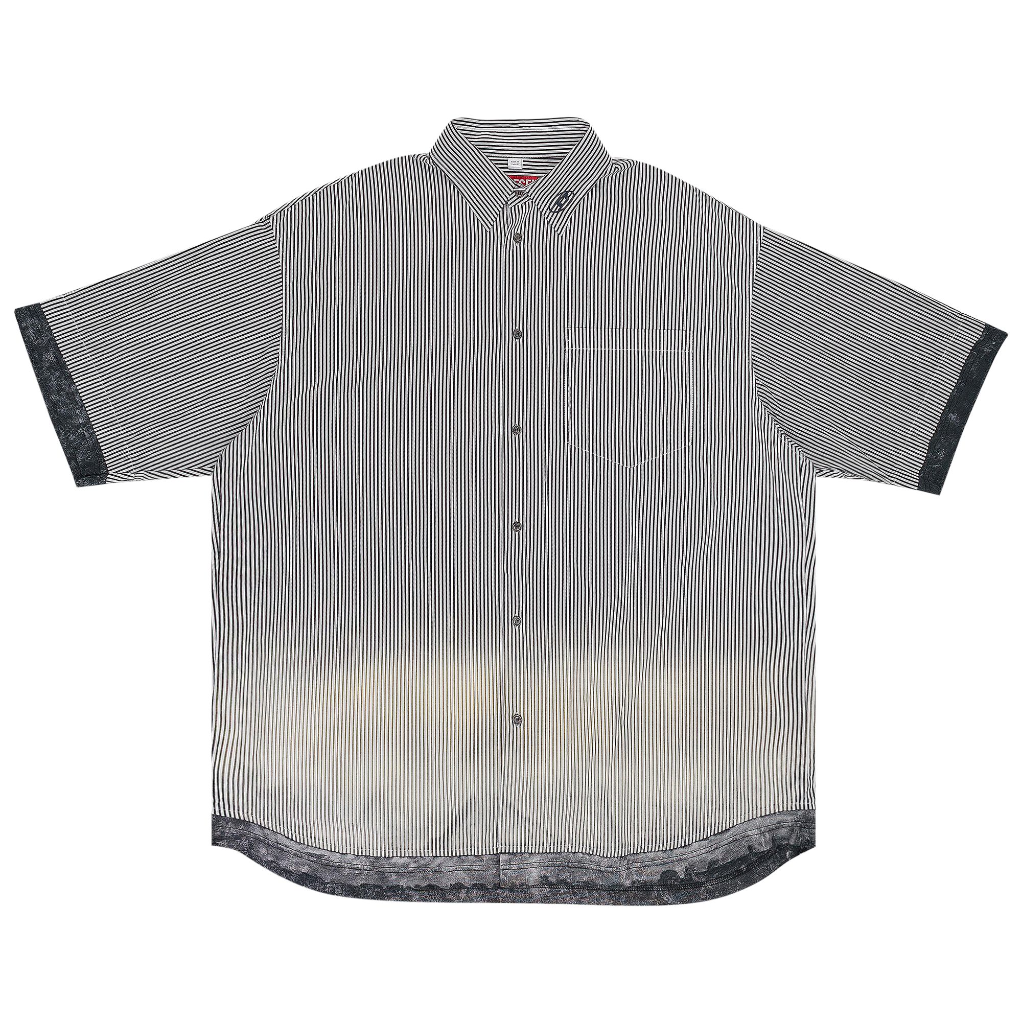 Pre-owned Diesel S-trax Shirt 'deep Black' | Men's Size 52