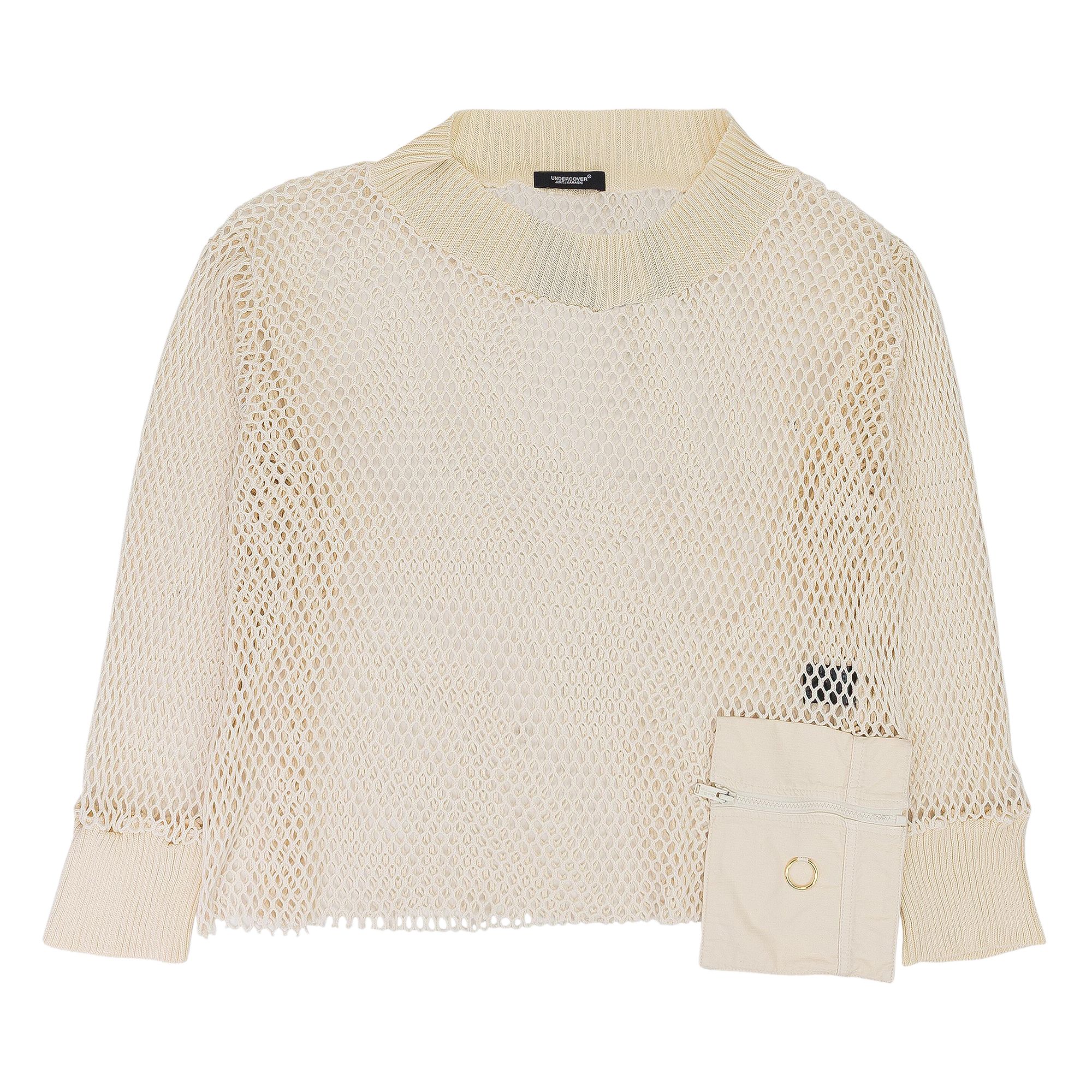Pre-owned Undercover Patch Pocket Sweater 'ivory' | Cream | Men's Size 4