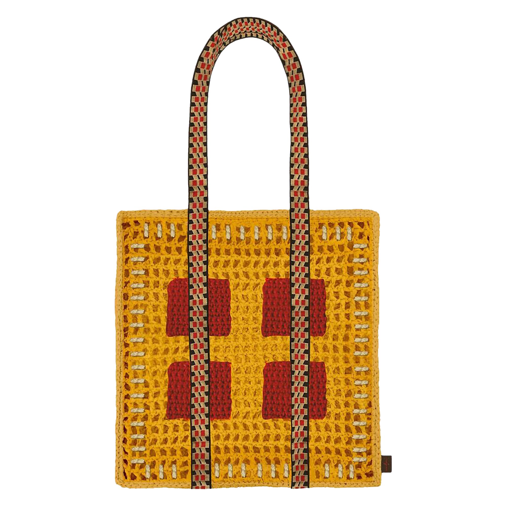 Pre-owned Cactus Jack By Travis Scott Crochet Tote 'multicolor' | Multi-color | Men's Size Onesize