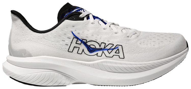 HOKA Mach 6 White Ultramarine
