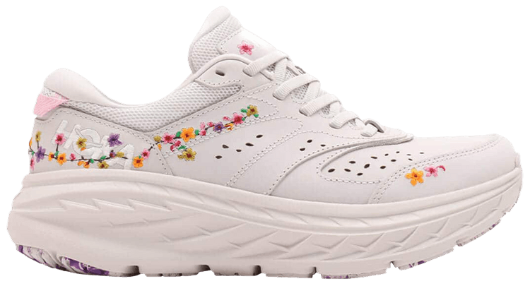 HOKA Bondi L Vibrant Bloom Pack   NImbus Cloud