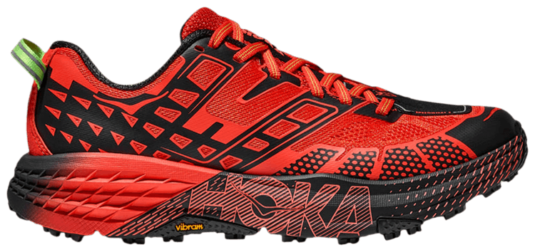 HOKA Speedgoat 2 Low Tomato Electric Green