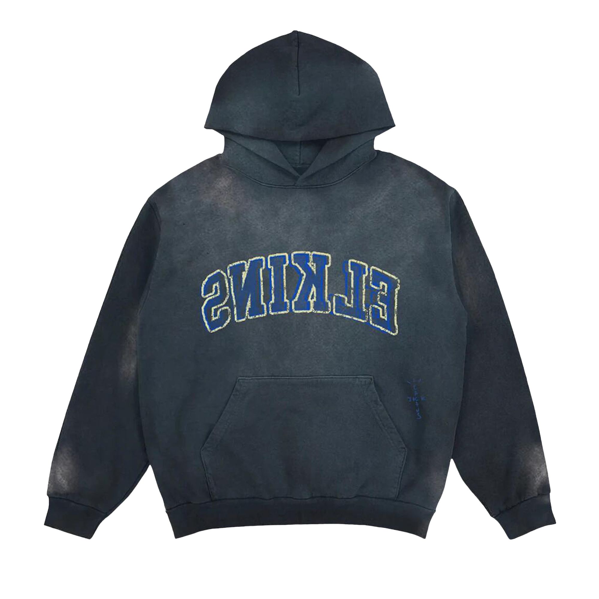 Pre-owned Cactus Jack By Travis Scott Elkins High School Hoodie 'black' | Men's Size Xl