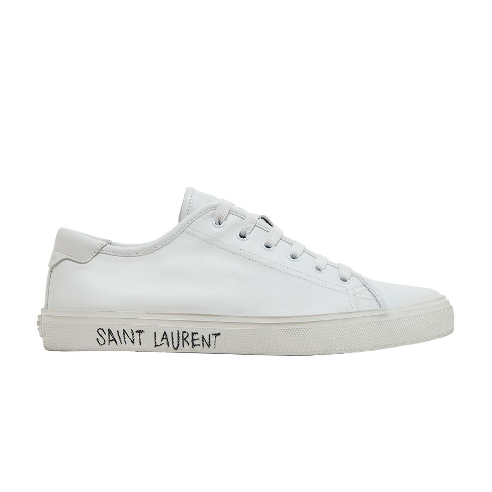 Pre-owned Saint Laurent Malibu Low 'optic White' | Men's Size 40
