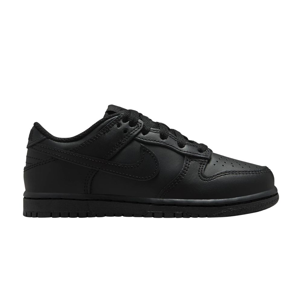 Nike Dunk Low PS 'Triple Black' 2025 | Kid's Size 12 - FB9108-009