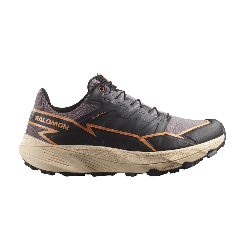 Salomon Wmns Thundercross GORE-TEX 'Shark Black Papaya' | Grey | Women's Size 7 - L47684700