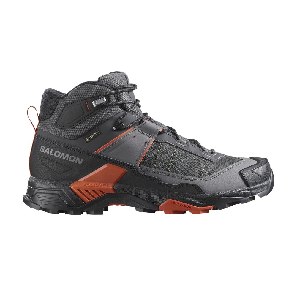 Salomon X Ultra 5 Mid GORE-TEX 'Asphalt Burnt Ochre' | Grey | Men's Size 10 - L47753900