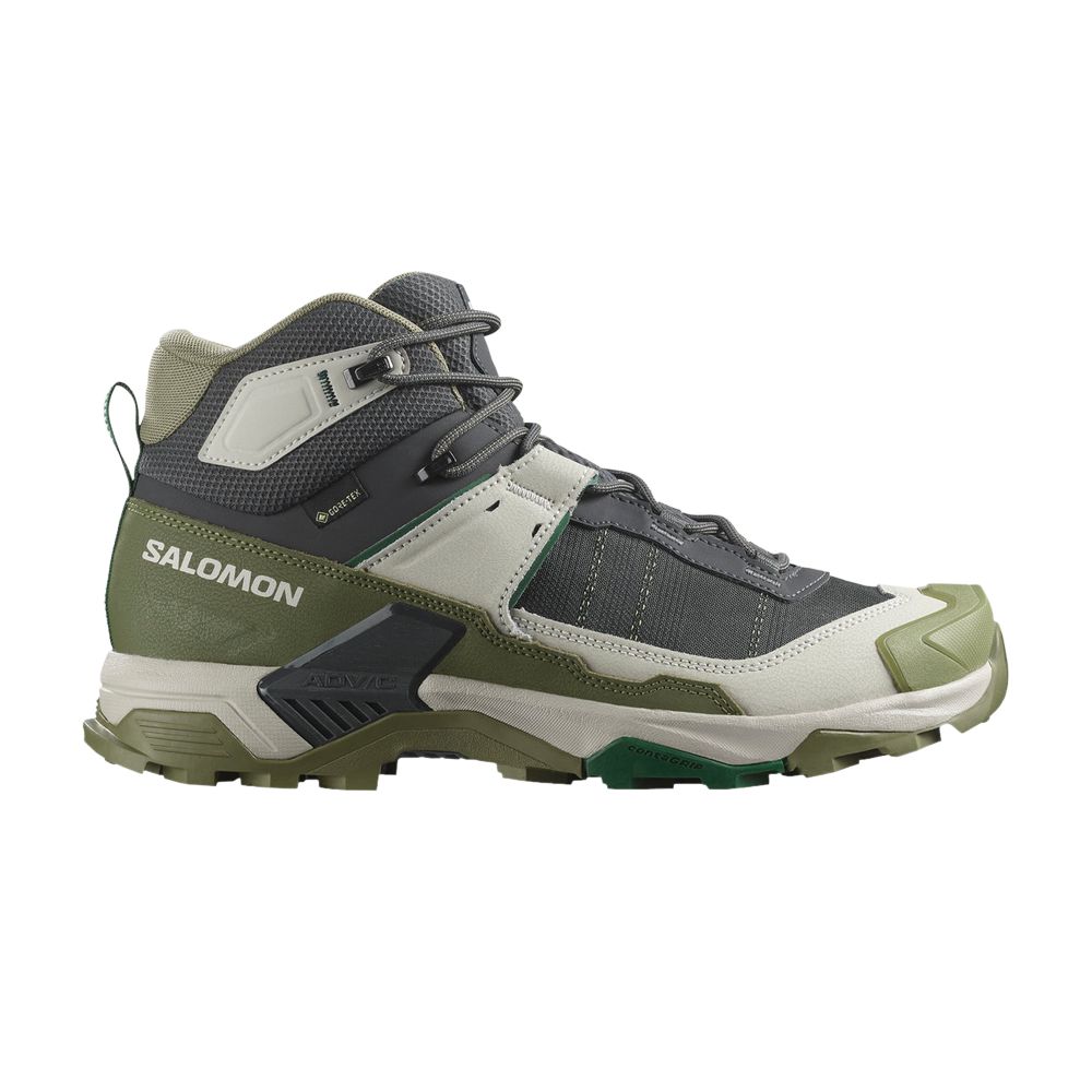 Salomon X Ultra 5 Mid GORE-TEX 'Asphalt Aloe' | Grey | Men's Size 13 - L47754000