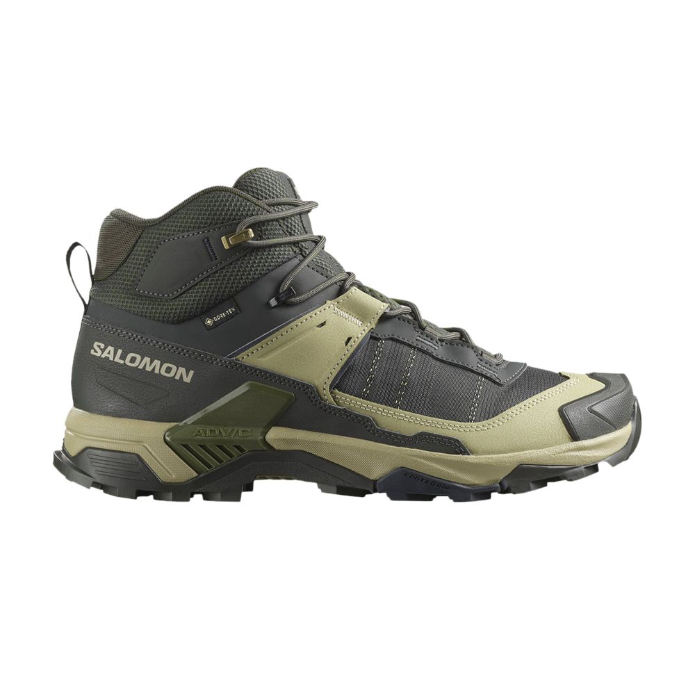 Salomon X Ultra 5 Mid GORE-TEX 'Peat Grey Green' | Men's Size 9 - L47754300