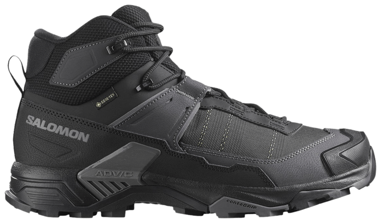 Salomon X Ultra 5 Mid GORE TEX Wide Black Asphalt