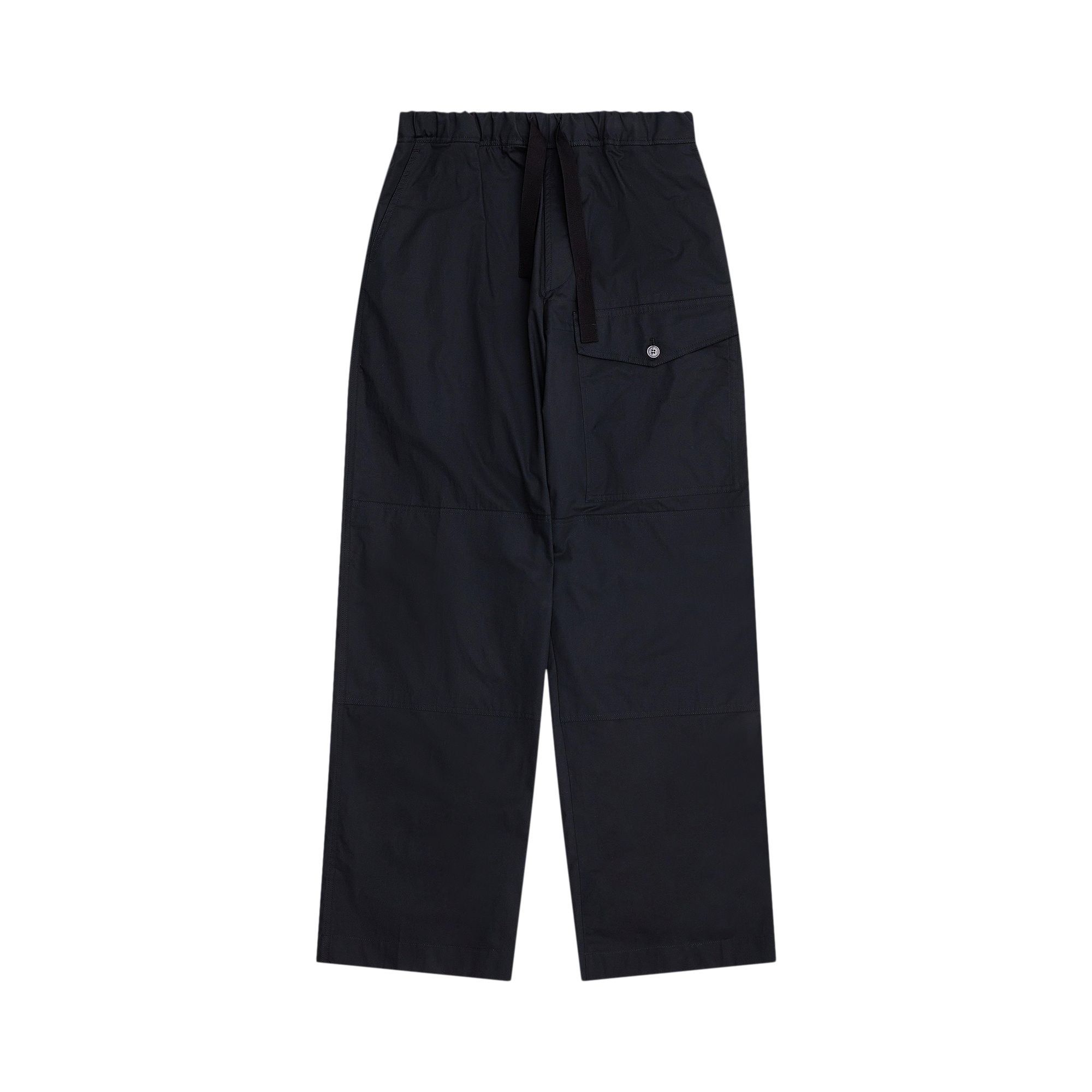 Pre-owned Dries Van Noten Viscose Drawstring Pants 'black' | Men's Size 46
