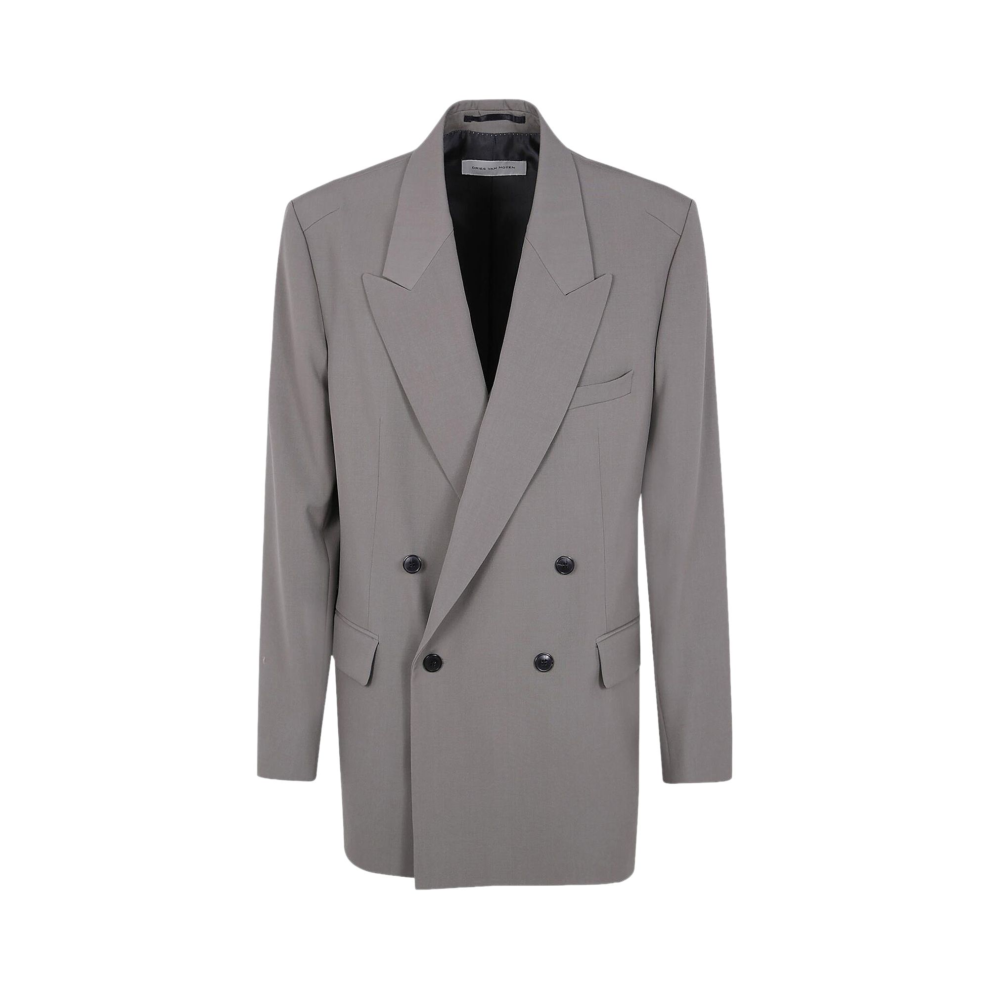 Pre-owned Dries Van Noten Bishop Jacket 'cement' | Grey | Men's Size S