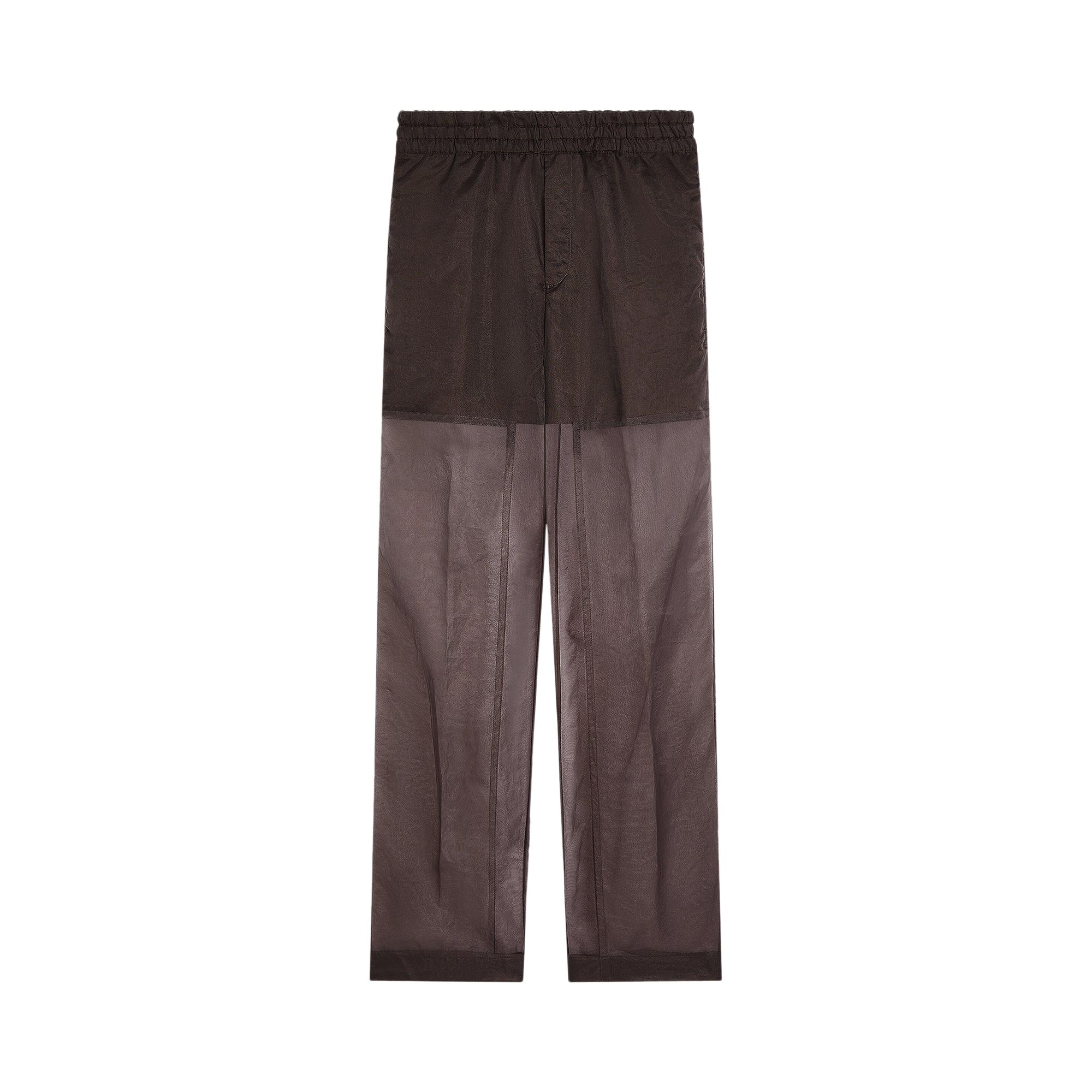 Pre-owned Dries Van Noten Layered Sheer Trousers 'brown' | Men's Size 48