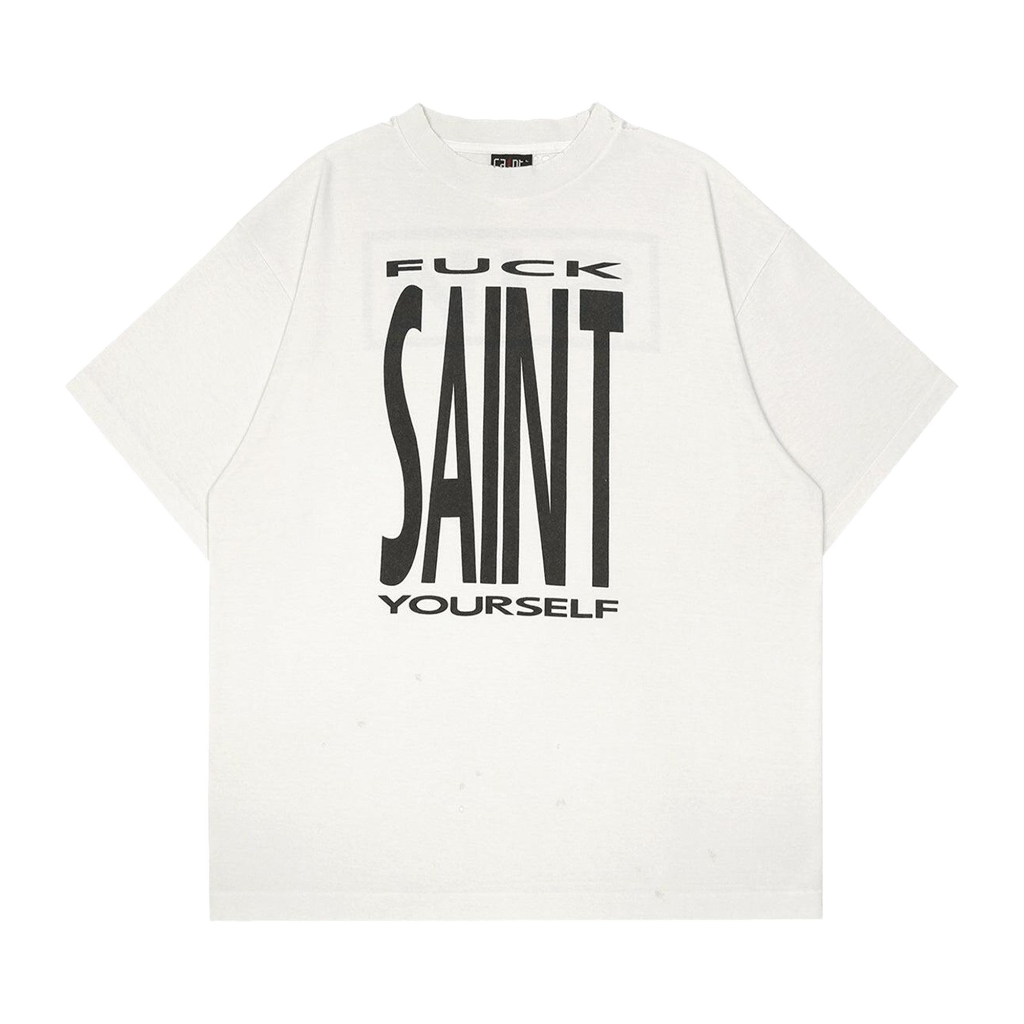 Pre-owned Saint Mxxxxxx Saint Short-sleeve Tee 'white' | Men's Size L