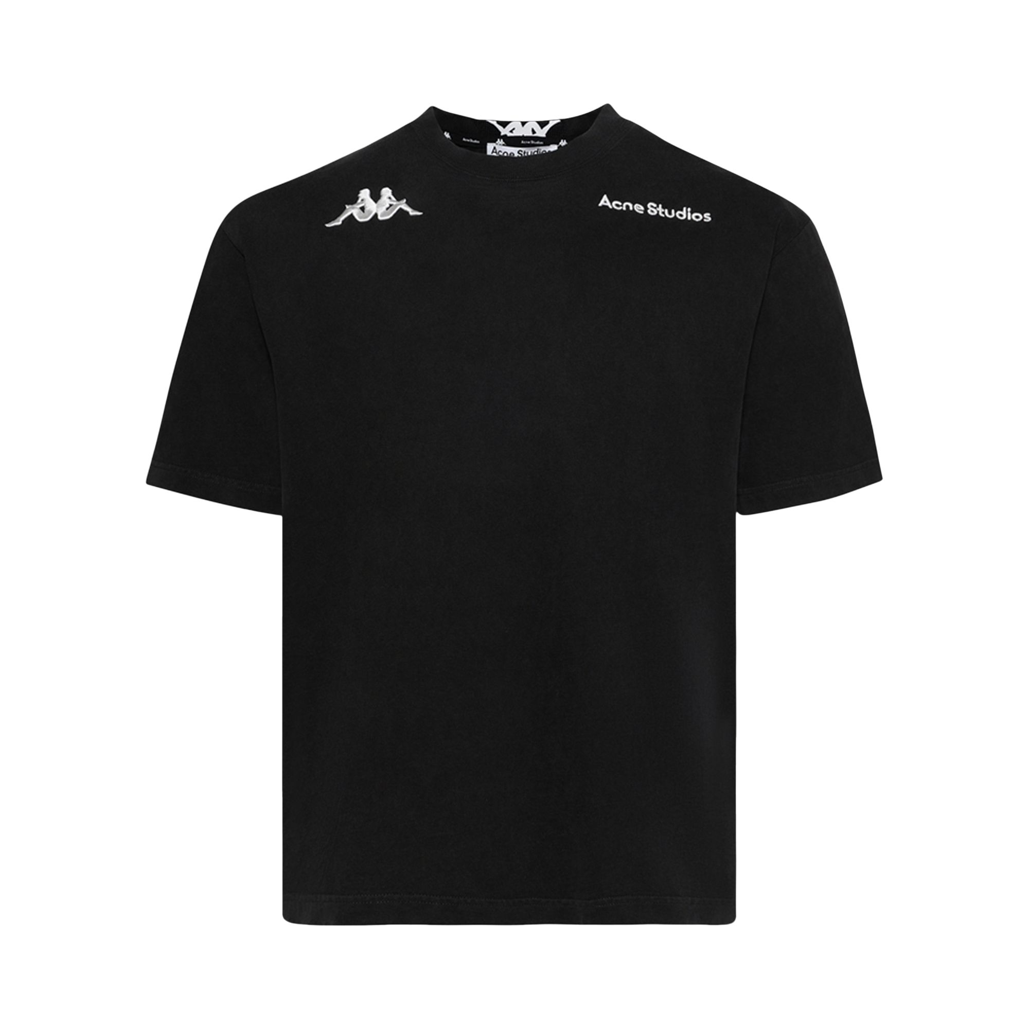 Pre-owned Acne Studios X Kappa Short-sleeve Logo T-shirt 'black' | Men's Size Xs