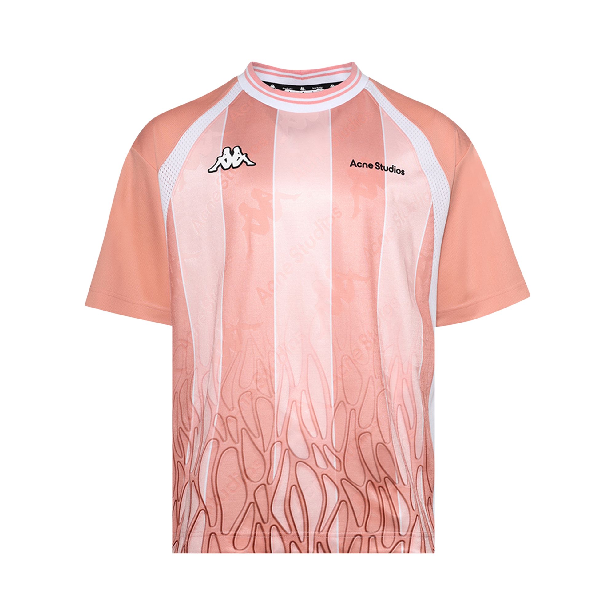 Pre-owned Acne Studios X Kappa Logo T-shirt 'light Pink/pink' | Men's Size L