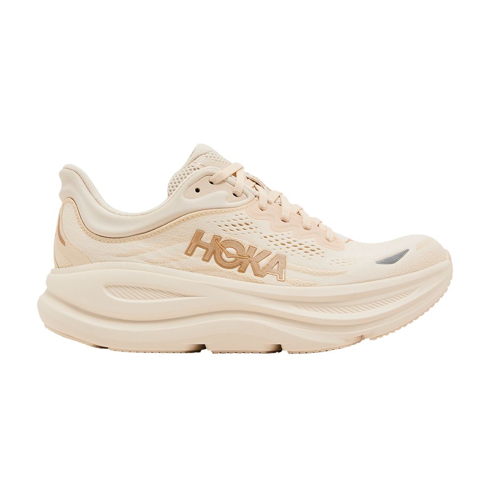 Pre-owned Hoka Wmns Bondi 9 'vanilla Birch' | Cream | Women's Size 8 In White