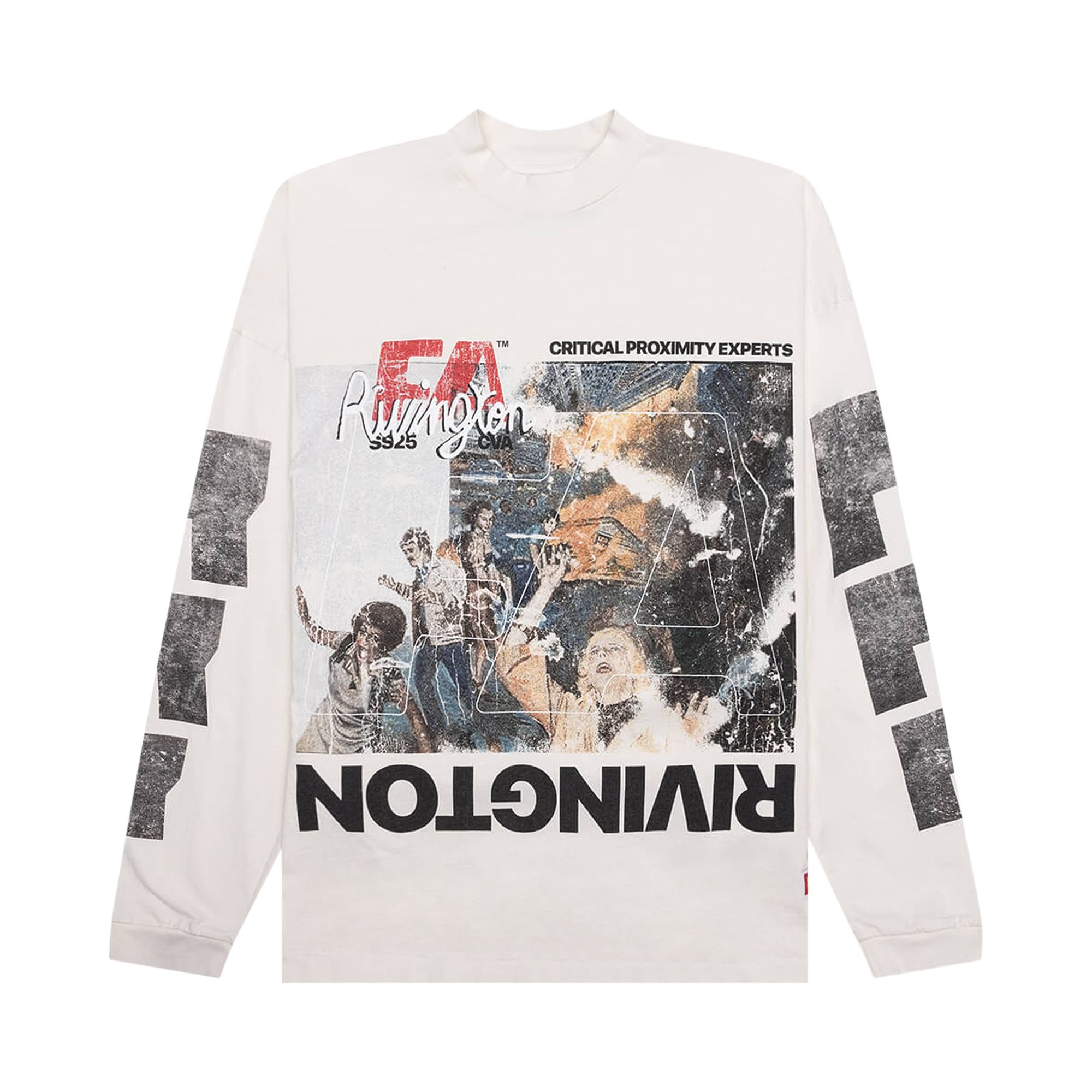 Pre-owned Rivington Roi Rebis Critical Proximity Long-sleeve Tee 'max White' | Men's Size Xl